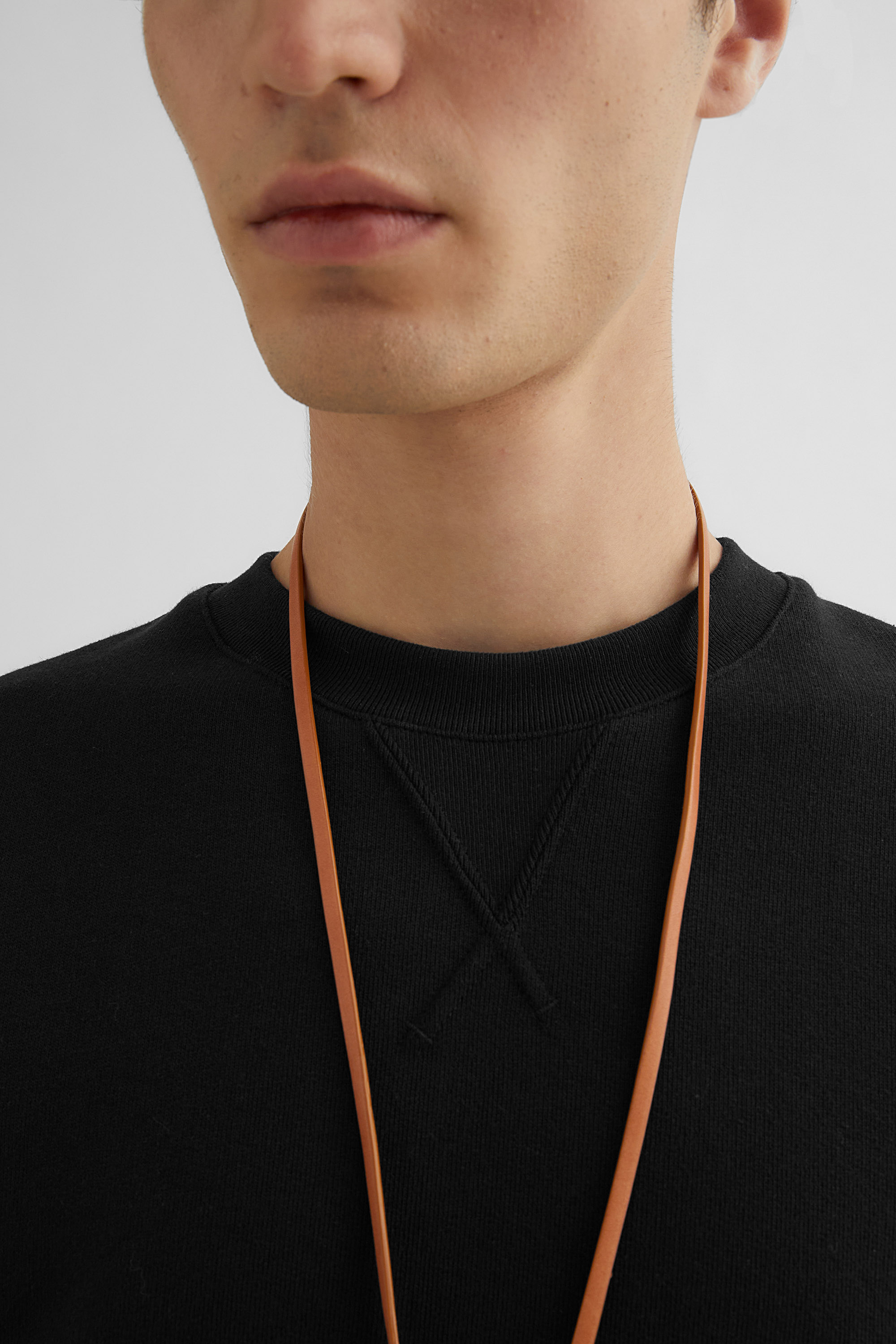 Cotton Terry Crew-Neck T-Shirt - T-shirts - Image 3