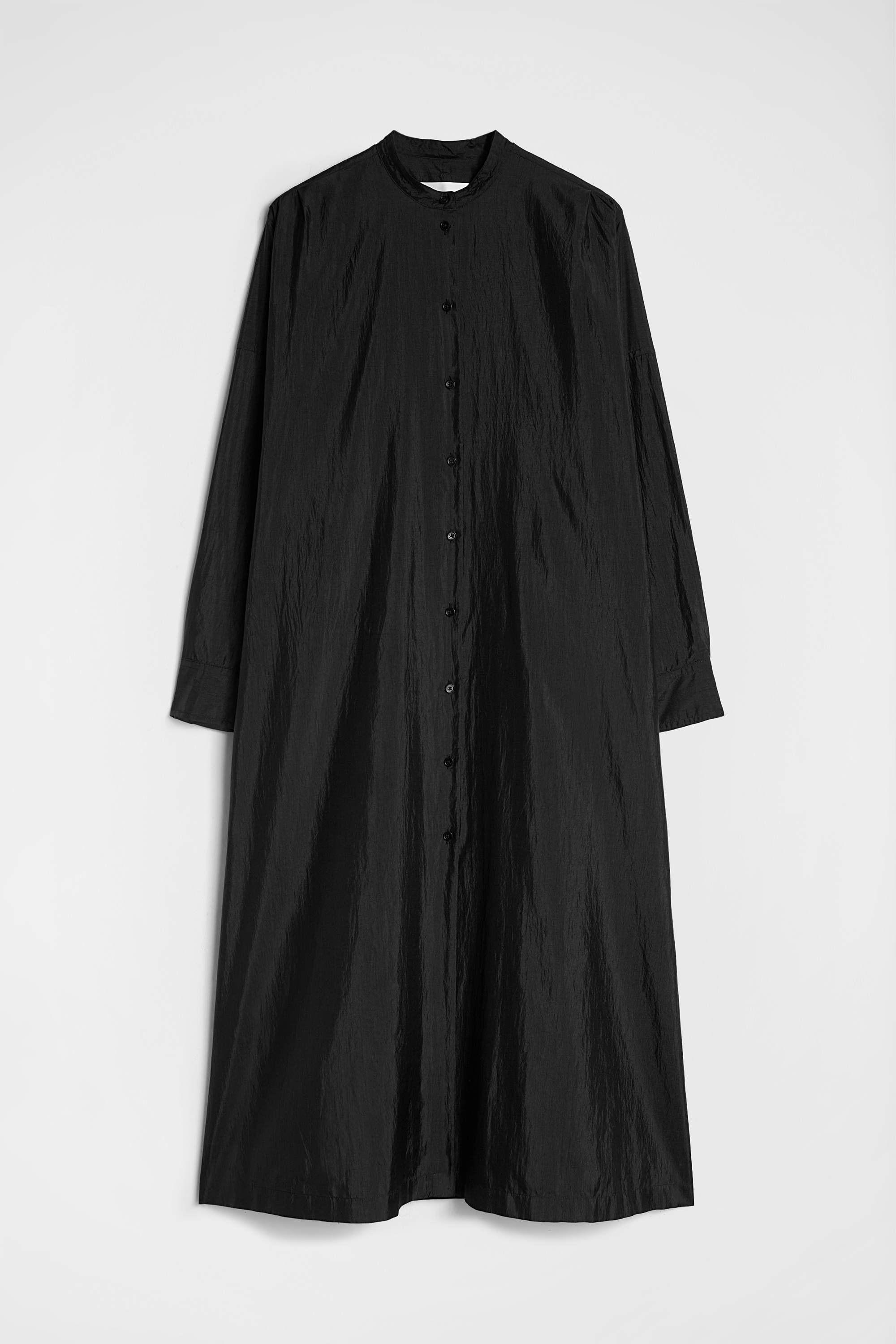 실크 혼방 셔츠 드레스 - 드레스 - Image 5