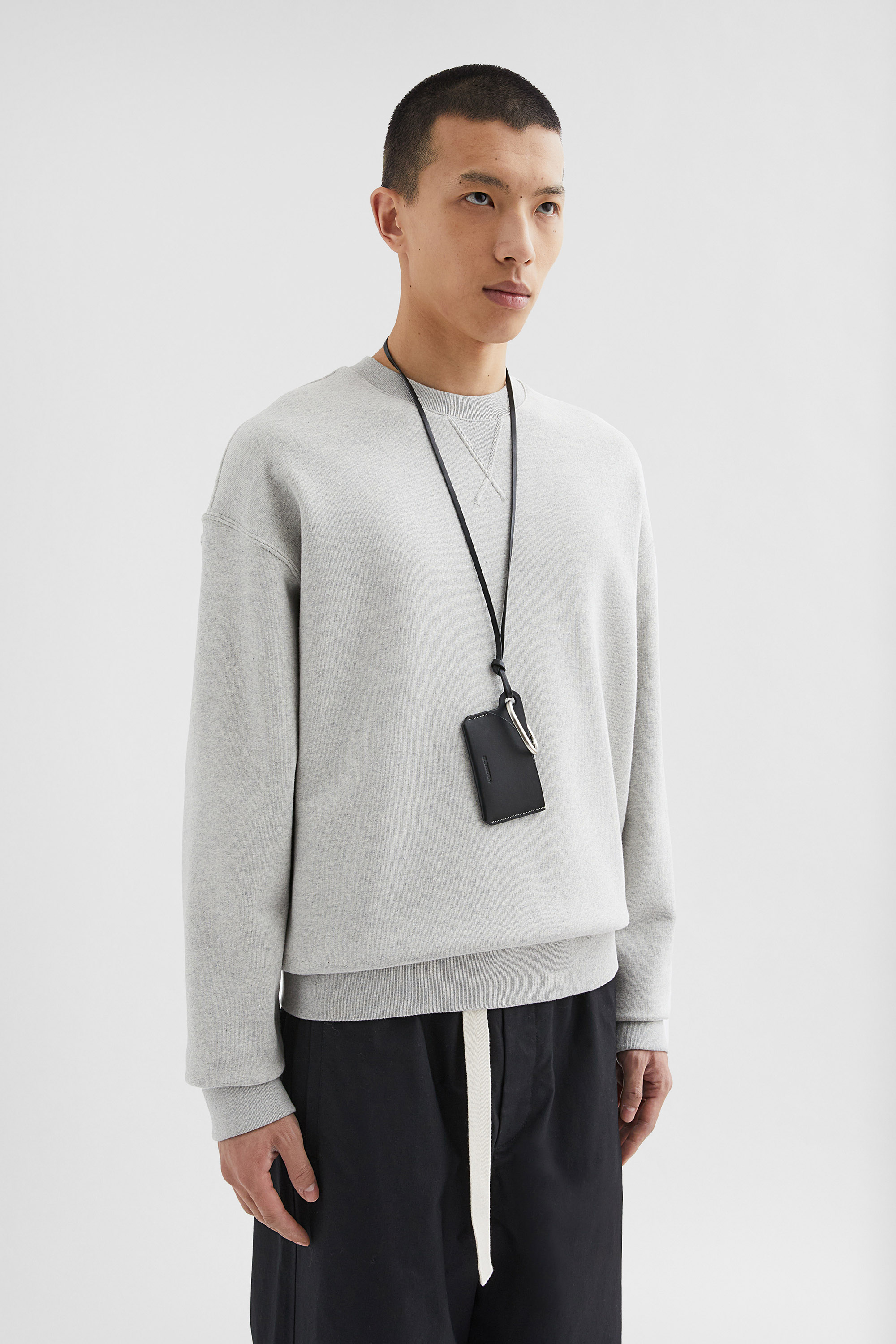 Cotton Terry Crew-Neck Sweatshirt - Sweatshirts - Image 2