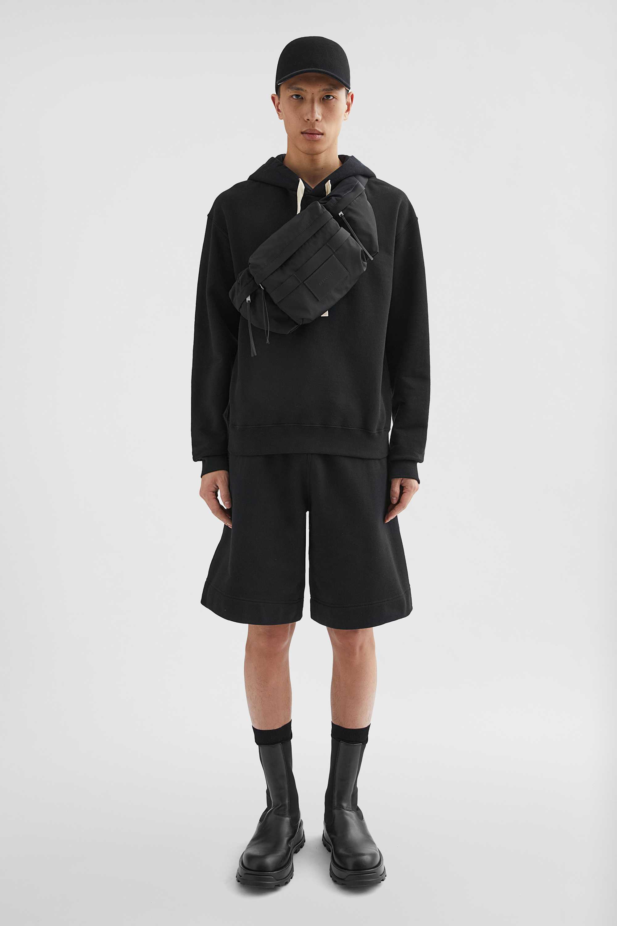 Cotton Terry Hooded Sweatshirt - Sweatshirts - Image 1