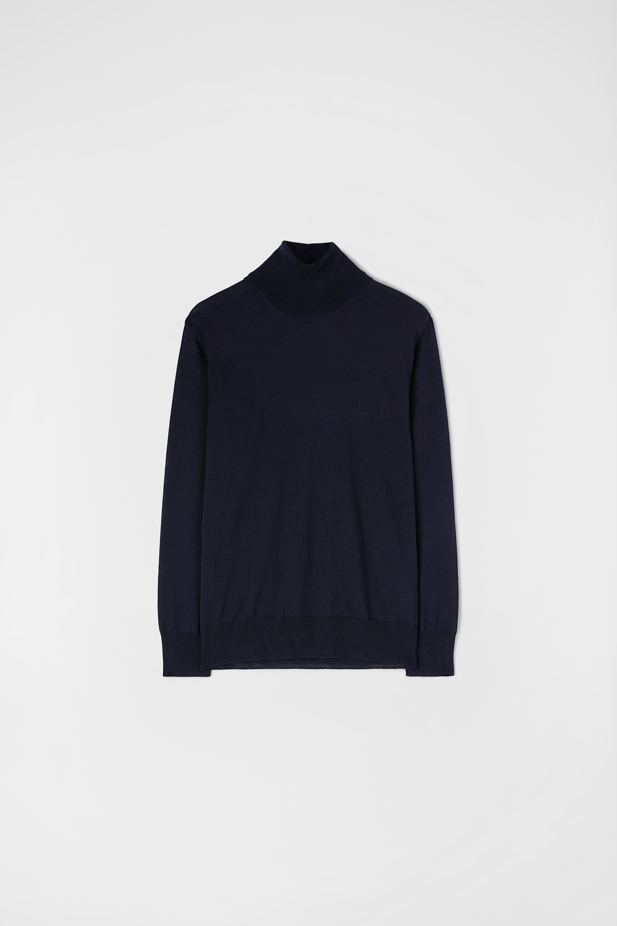 Lightweight Wool High-Neck Sweater - Sweaters - Image 1