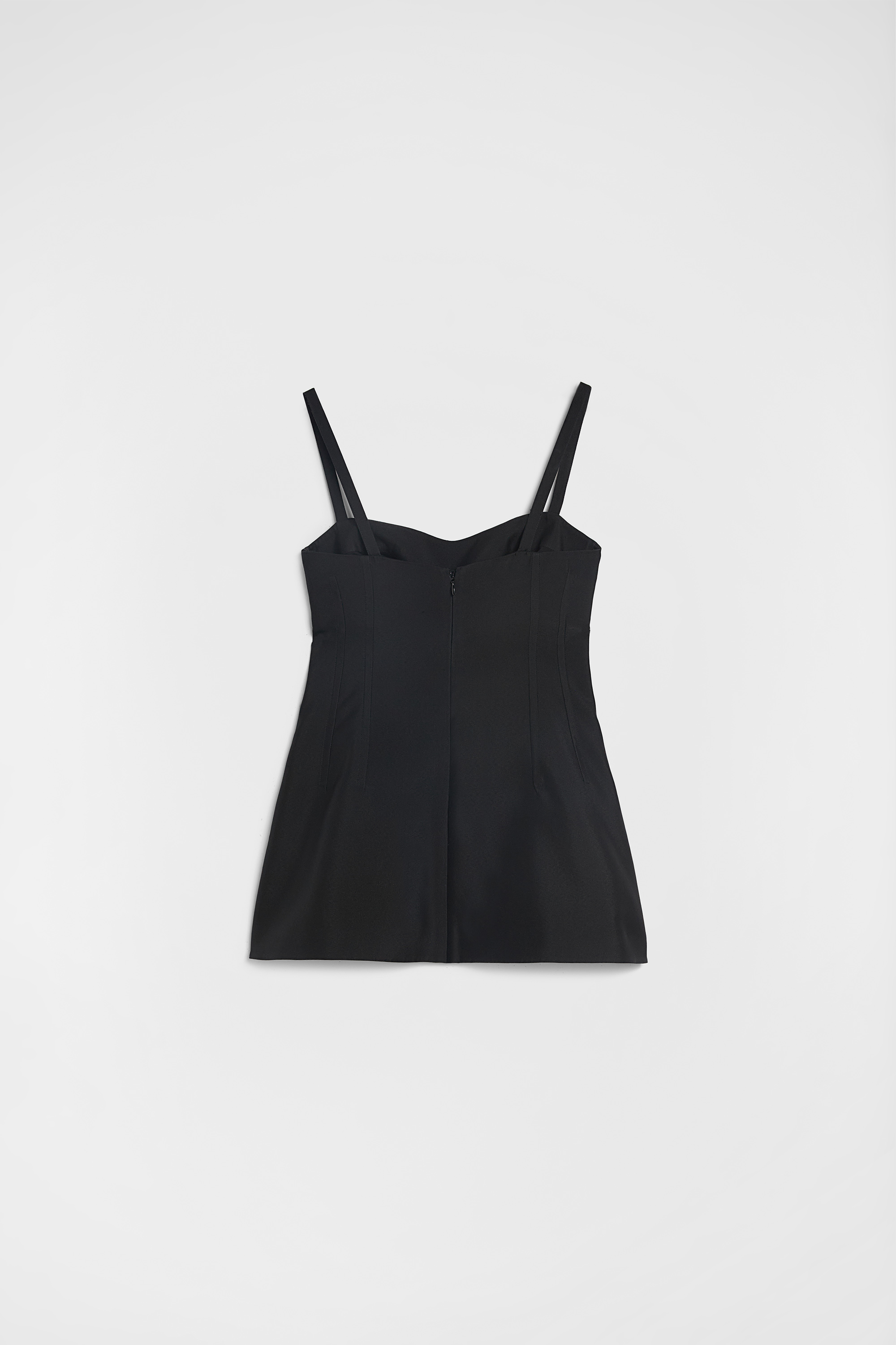 Technical  Gabardine Bustier Top - Tops - Image 7