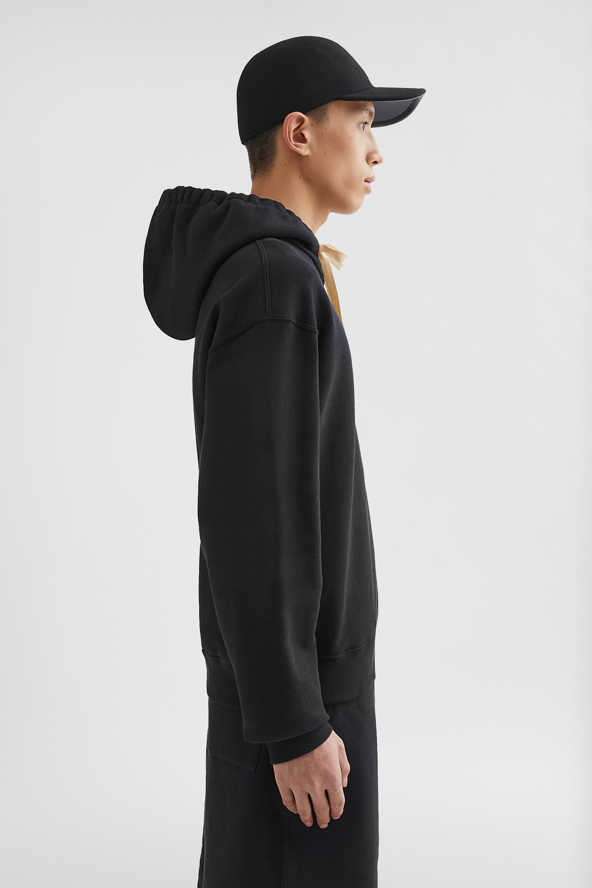 Cotton Terry Hooded Sweatshirt - Sweatshirts - Image 2