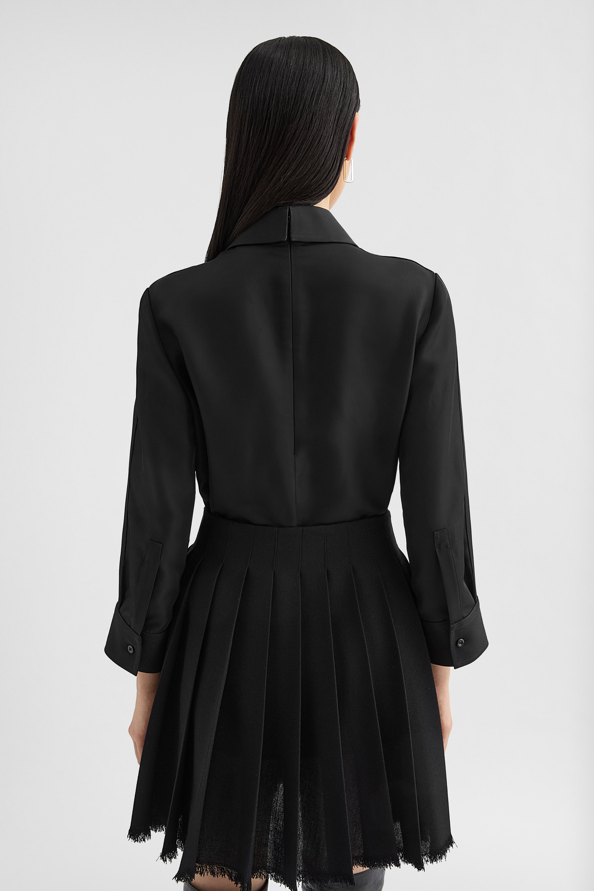 Wool Gabardine Shirt - Shirts - Image 4