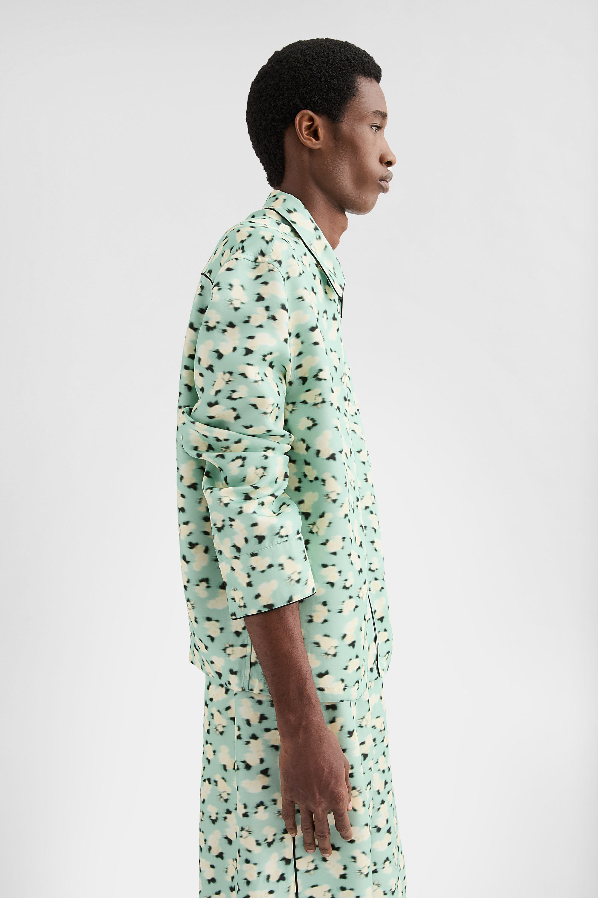 Fluid Viscose Printed Shirt - Shirts - Image 2