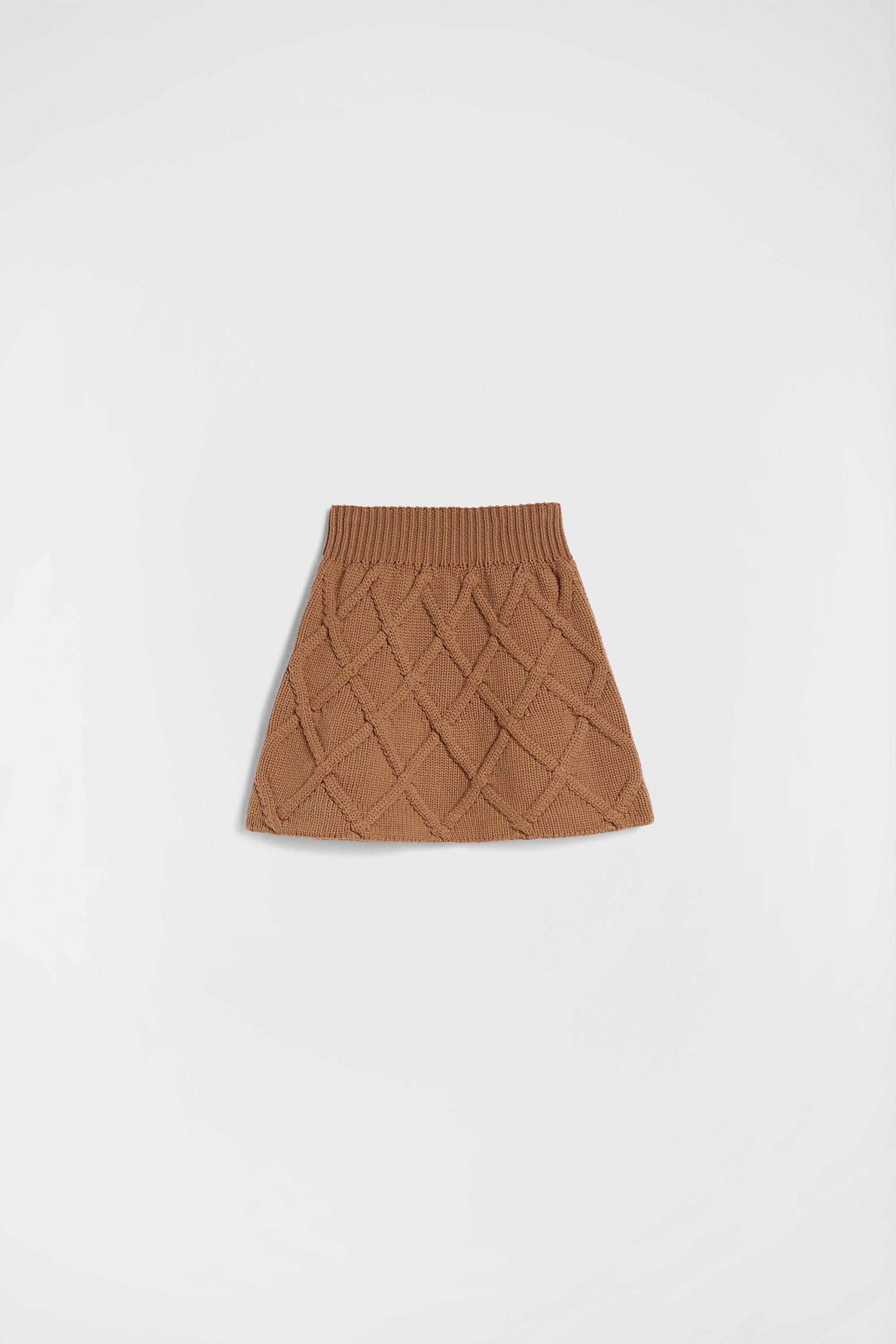 Wool Knit Mini Skirt - Skirts - Image 6