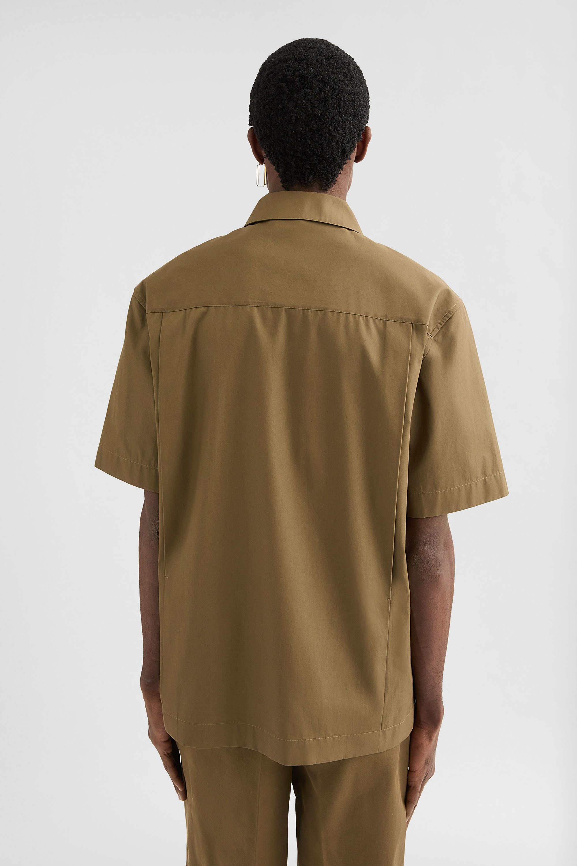 Cotton Taffeta Polo Shirt - Shirts - Image 4