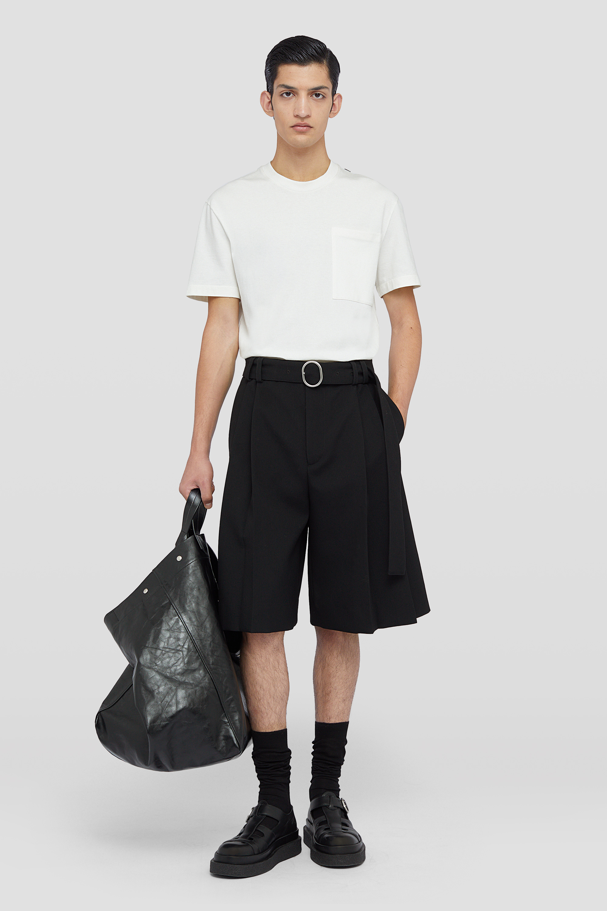 Cotton Crew-Neck T-Shirt - T-shirts - Image 1