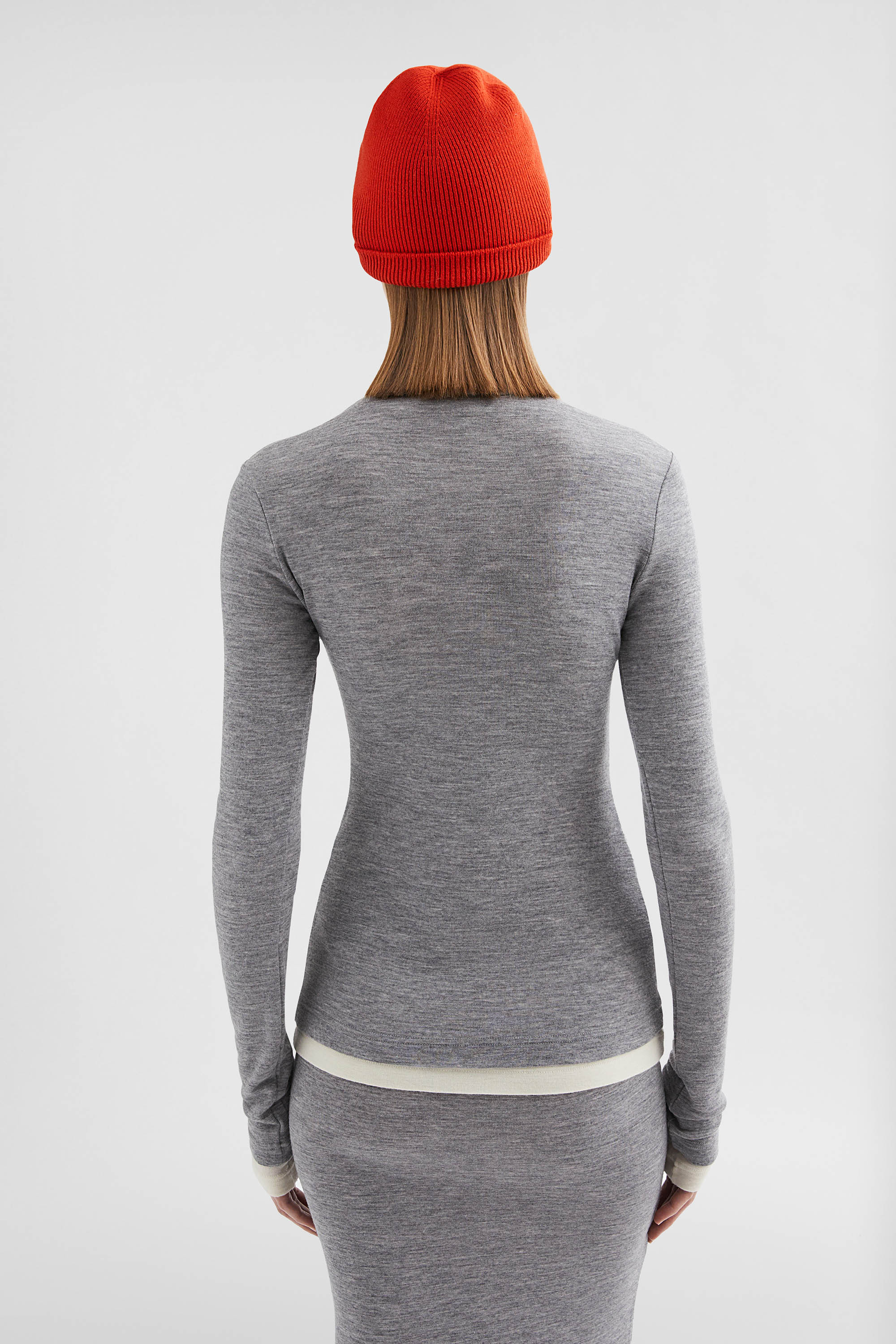Lightweight Wool Layered T-Shirt - Long-sleeved tops - Image 4
