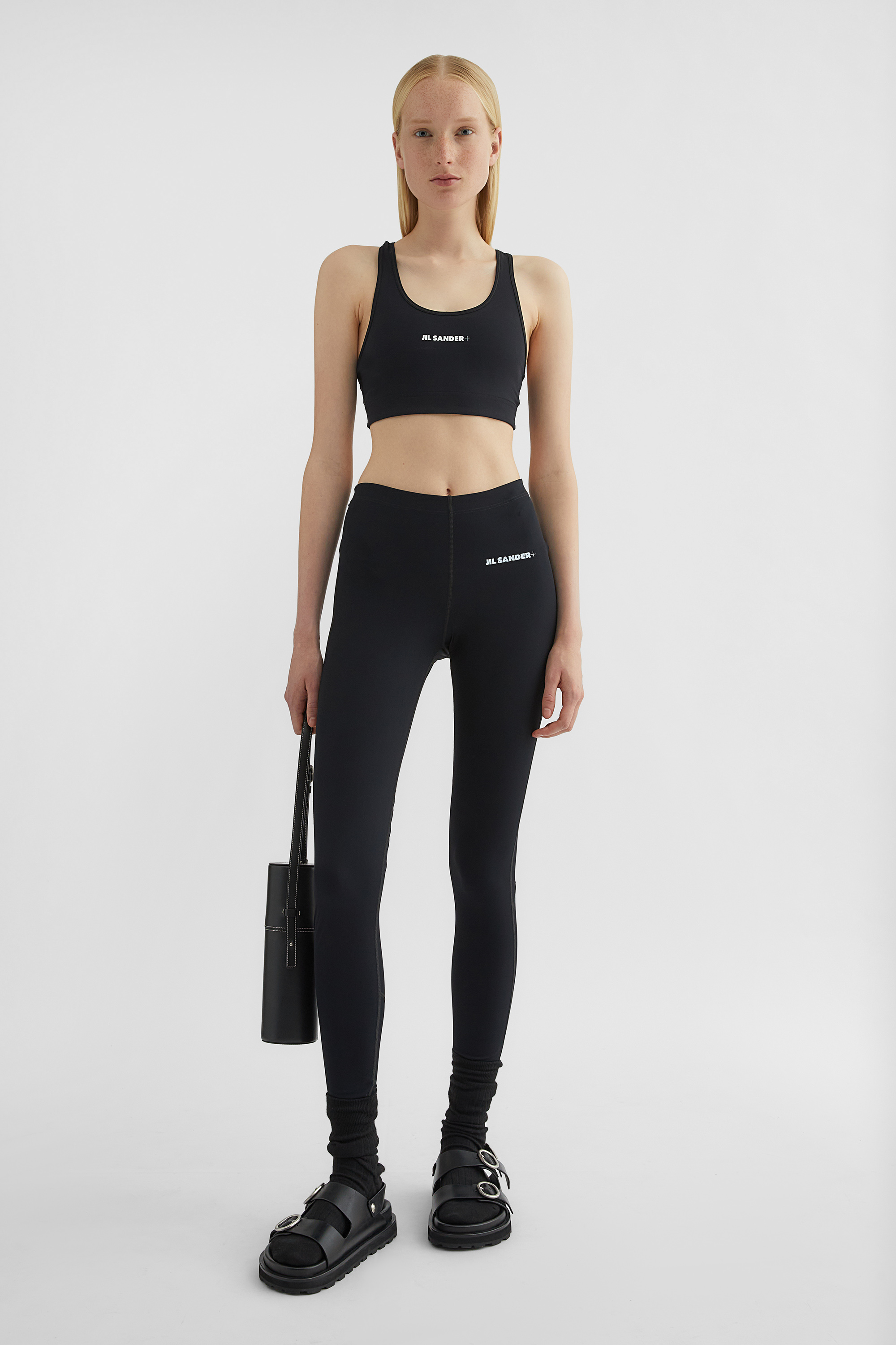 Stretch Jersey Sports Bra - Tops - Image 1