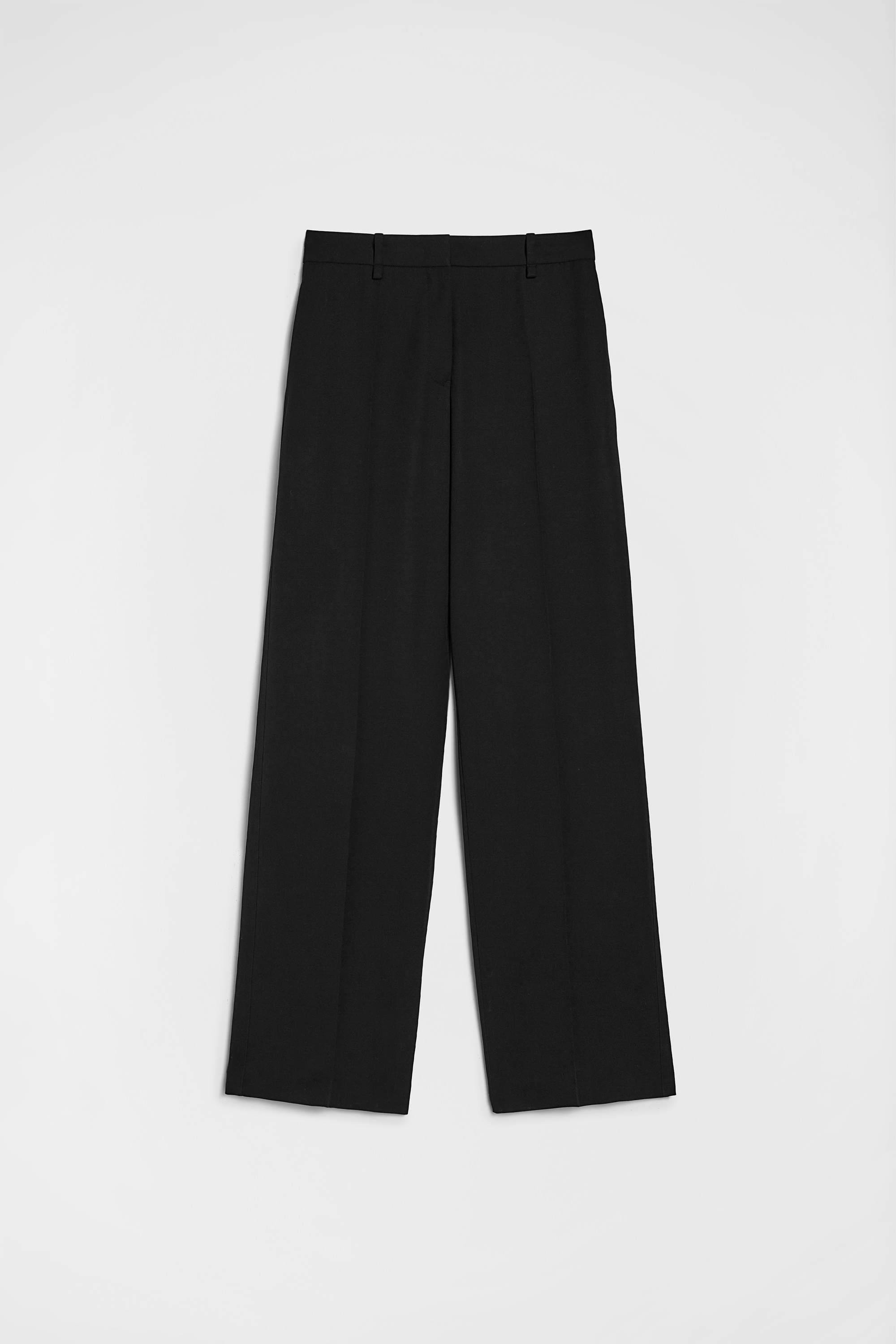 Wool Gabardine Tailored Trousers - Trousers - Image 6