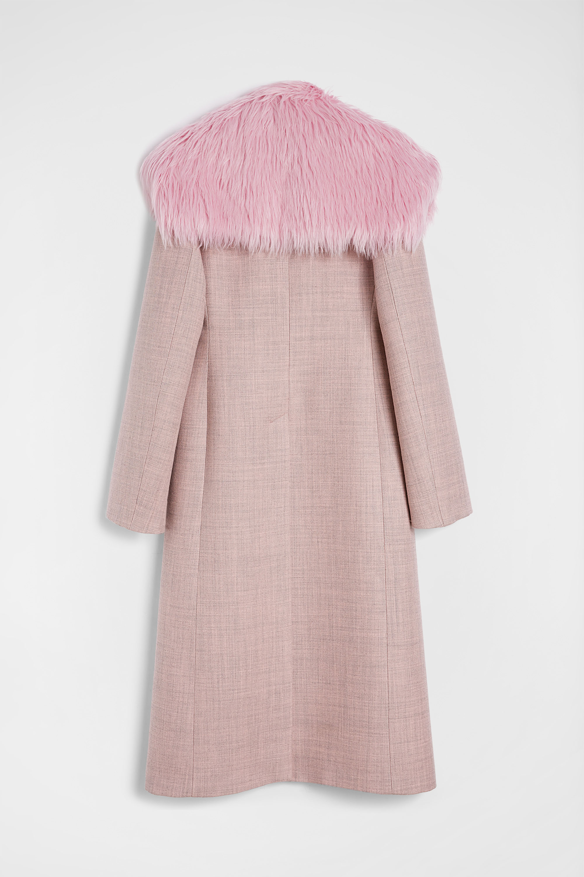 Manteau en laine chinée - Manteaux - Image 8