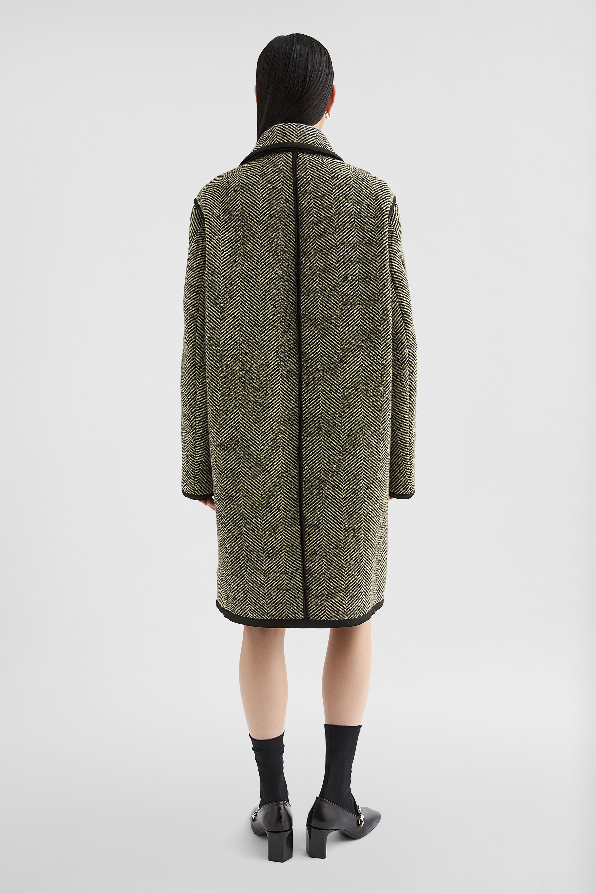 Wool Tweed Coat - Coats - Image 4