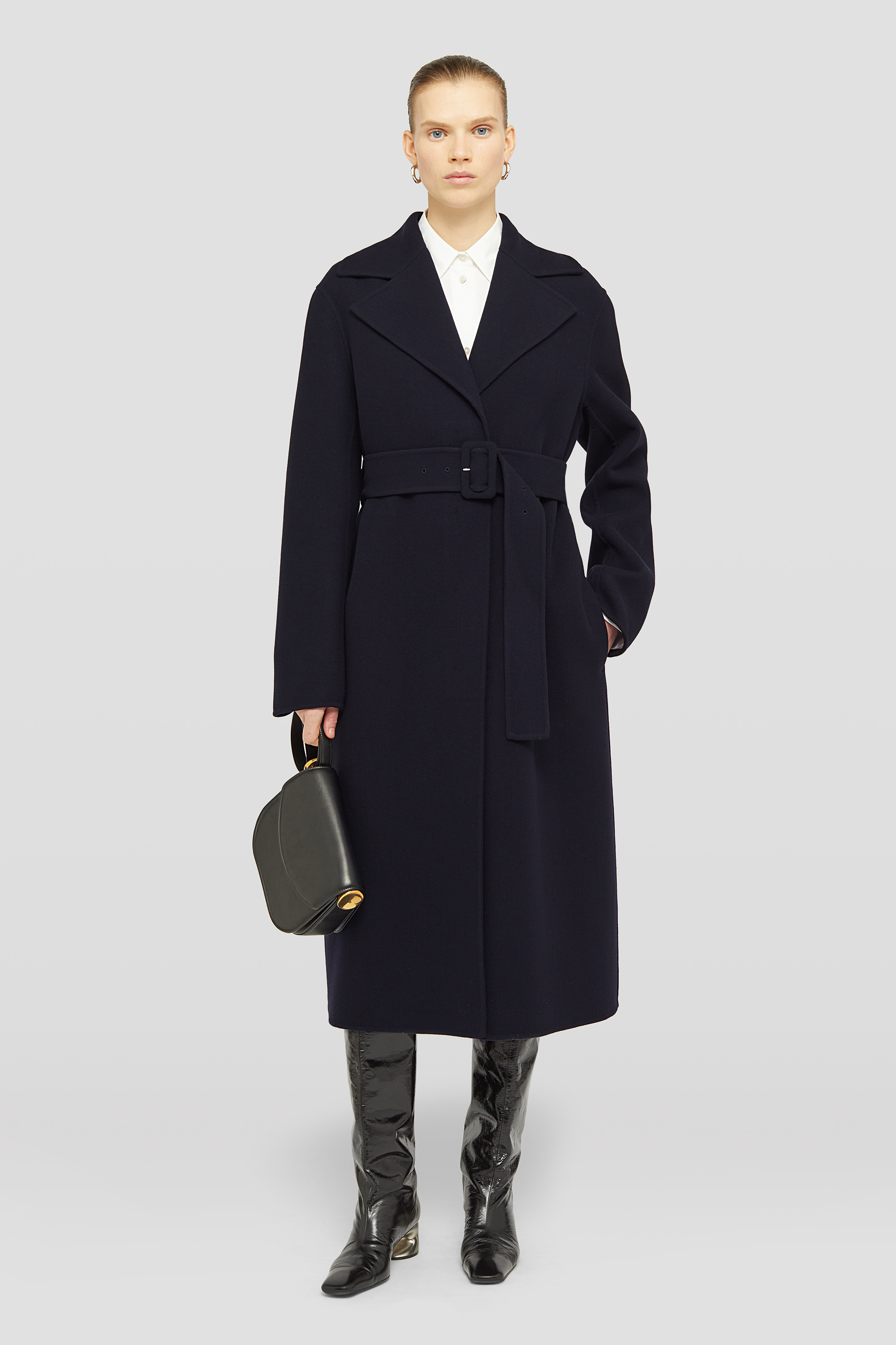 Wool Belted Coat - Coats - Image 1