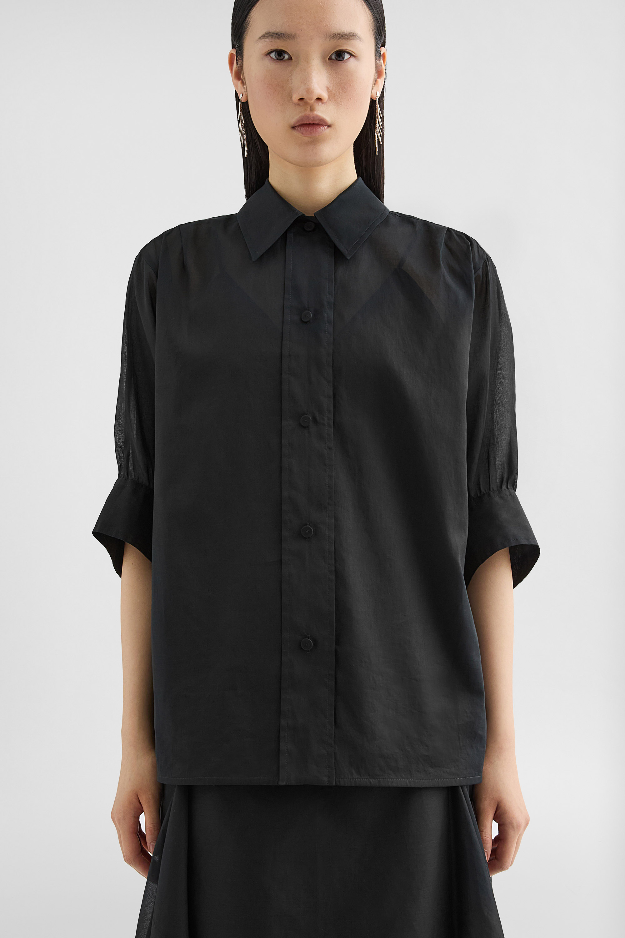 Cotton Muslin Shirt - Shirts - Image 3