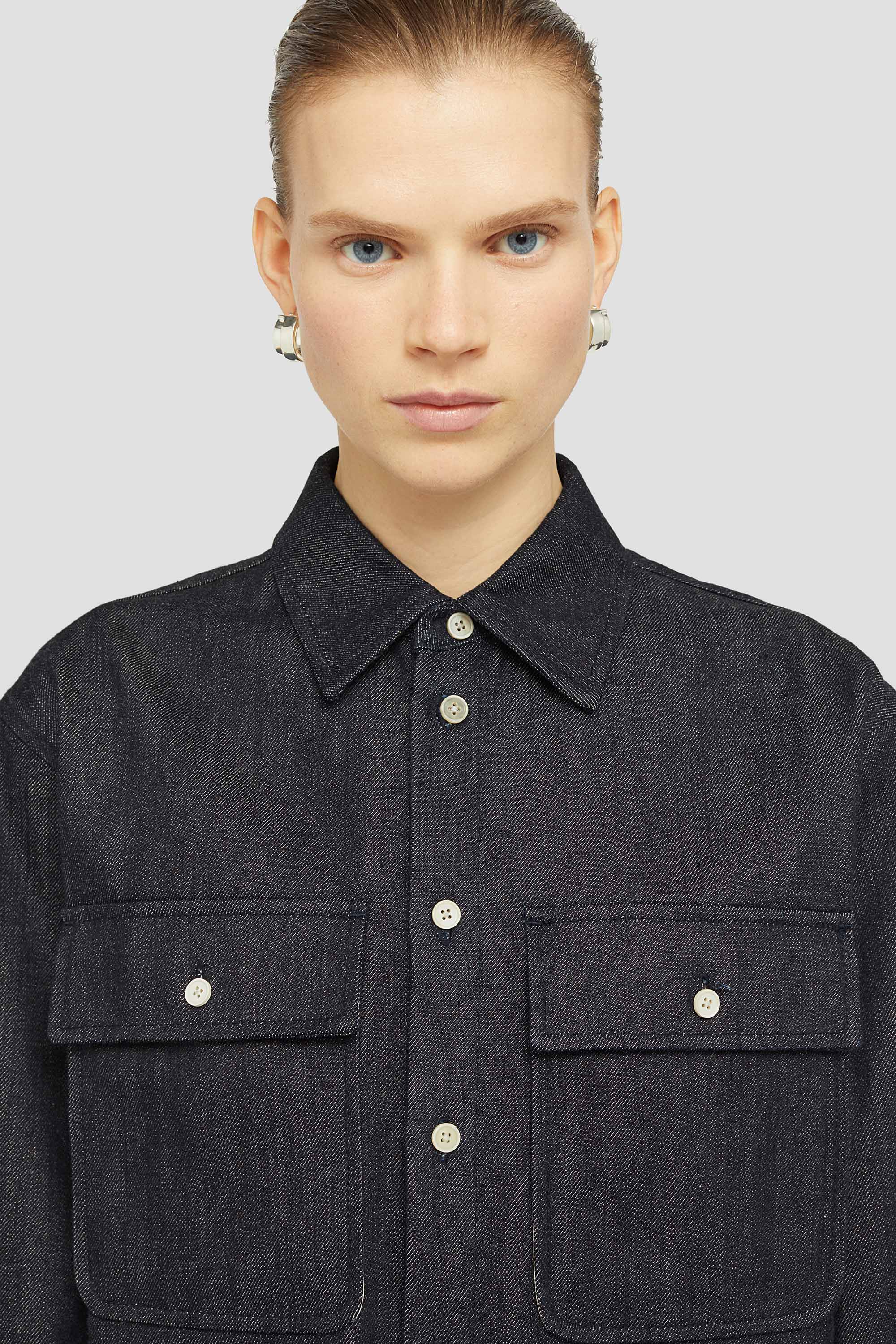 Denim Overshirt - Shirts - Image 4