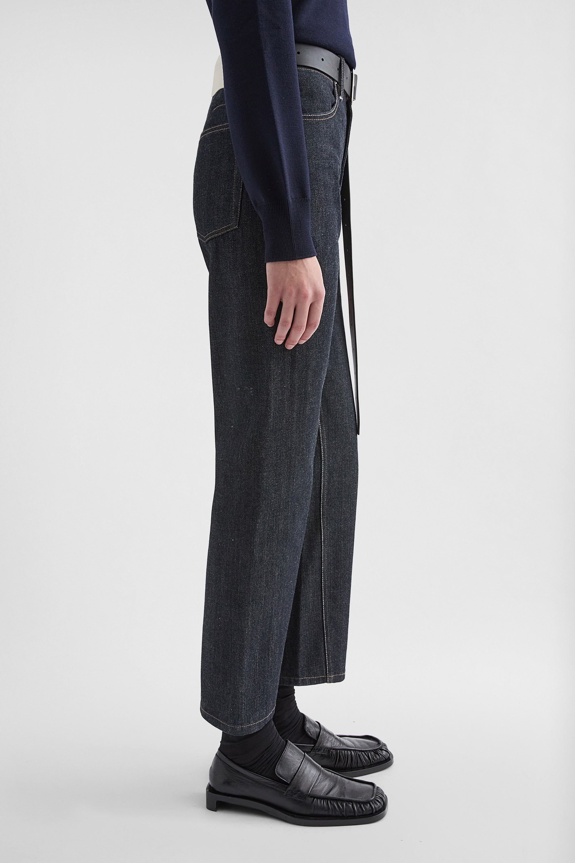 Slim Denim Trousers - Trousers - Image 3
