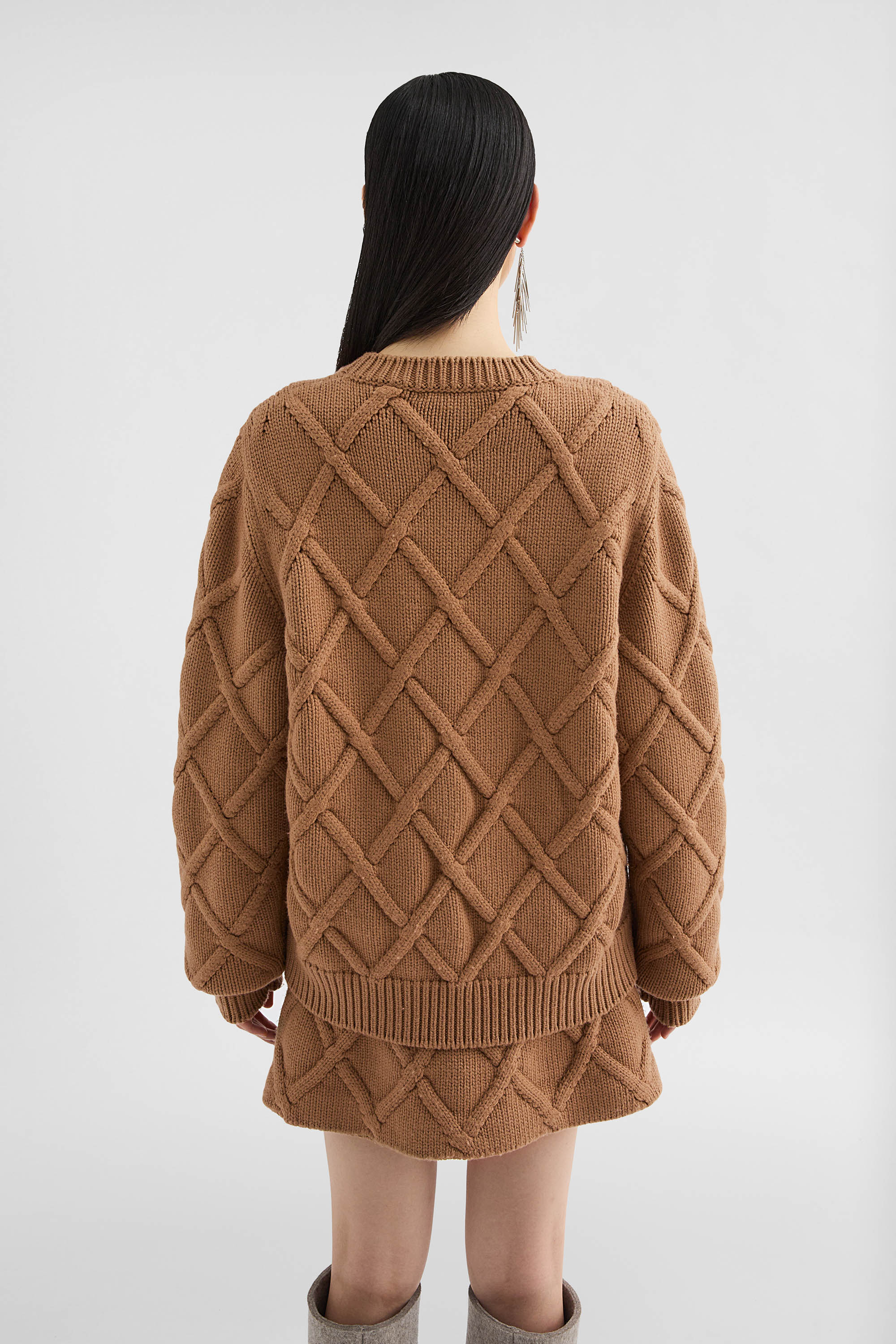 Wool Crew-Neck Sweater - Sweaters - Image 4