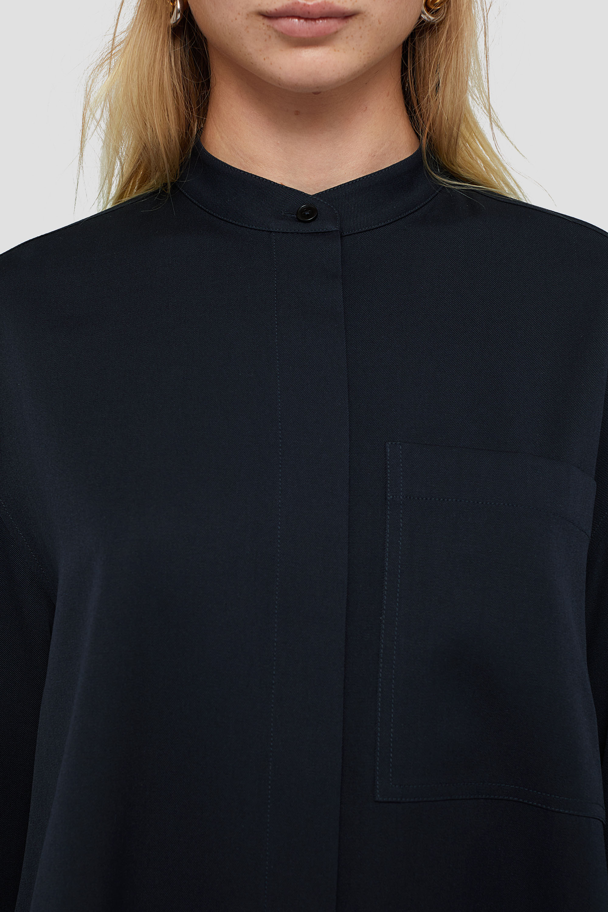Lightweight Wool Gabardine Shirt - Shirts - Image 2