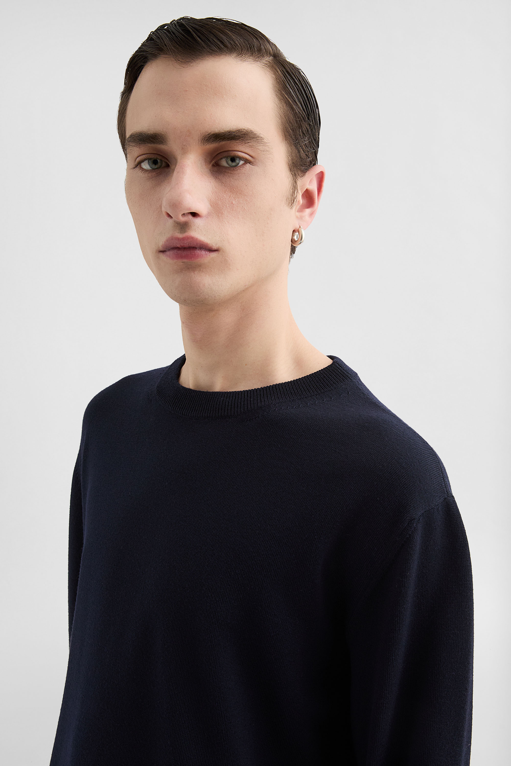 Midweight Wool Crew-Neck Sweater - Sweaters - Image 3