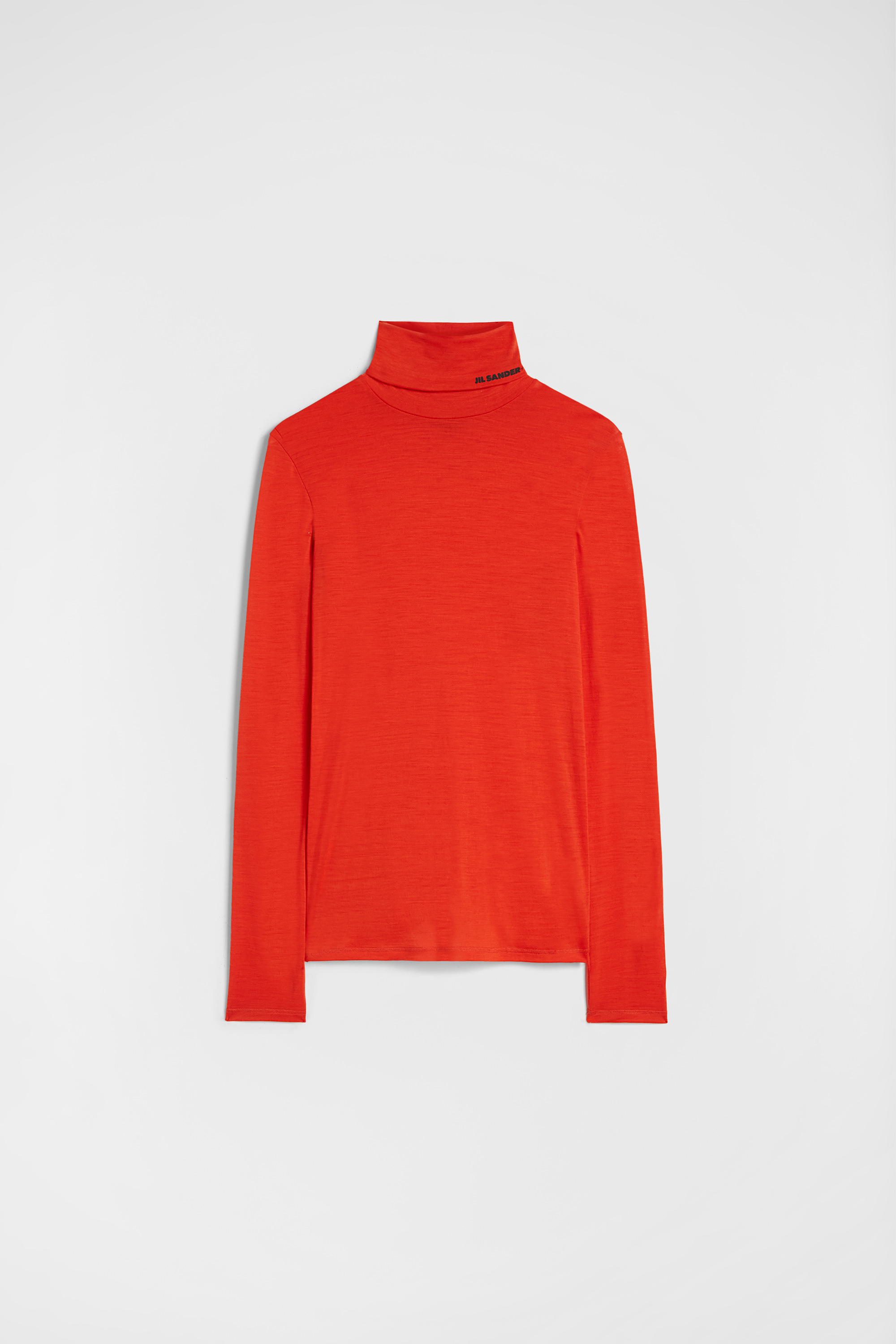 Lightweight Wool Blend High-Neck T-Shirt - T-shirts - Image 5