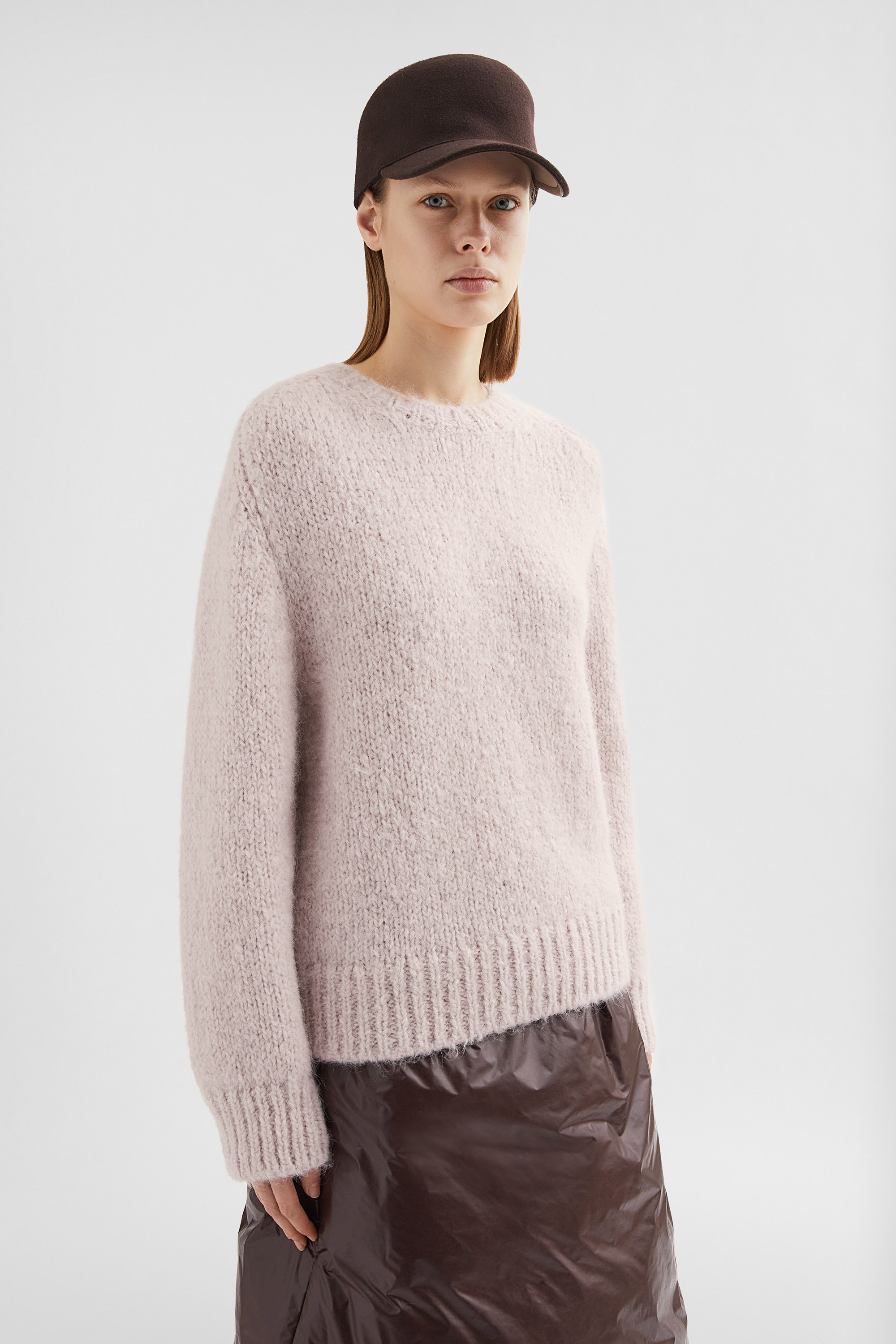 Wool Blend Crew-Neck Sweater - Sweaters - Image 2
