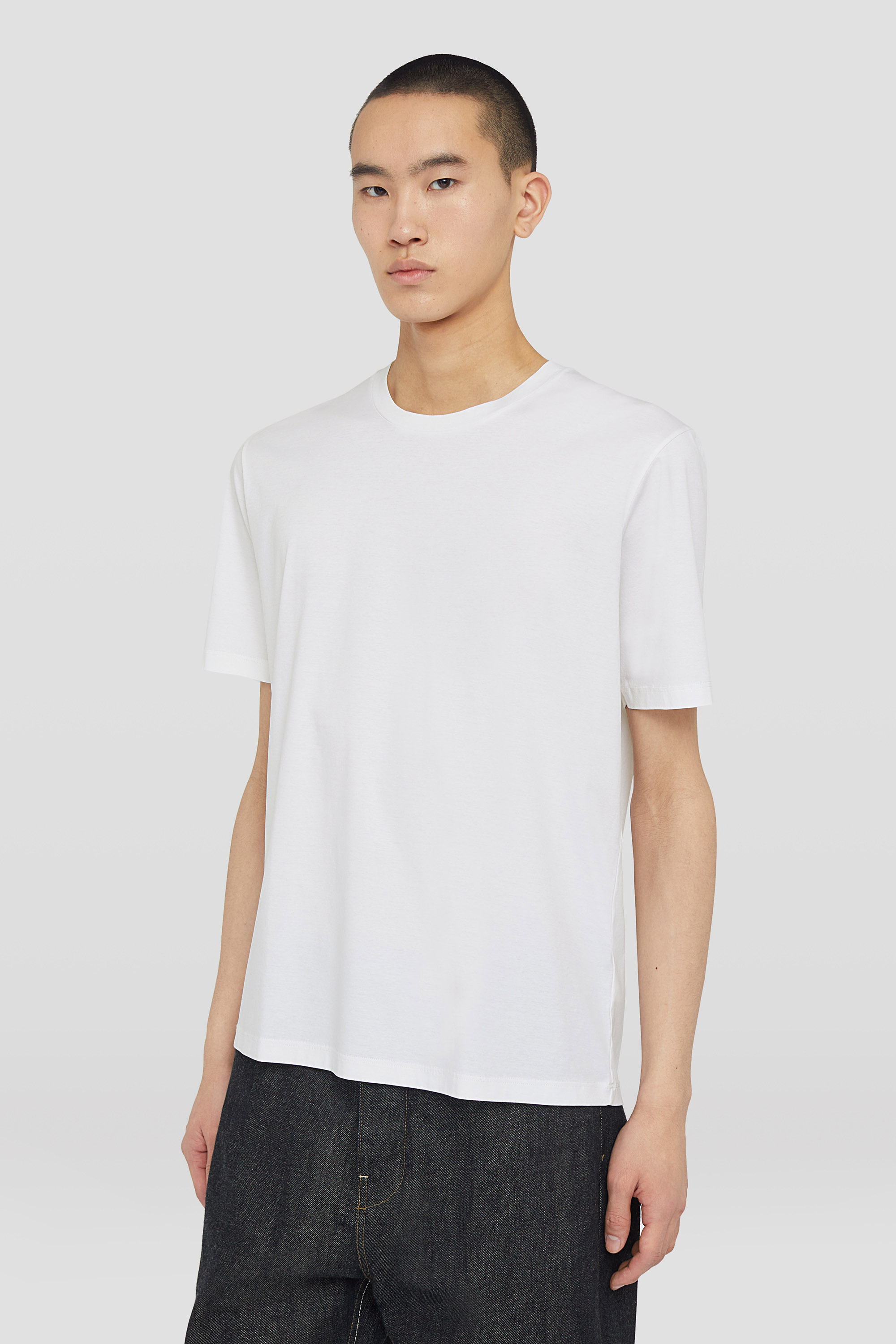 Cotton Crew-Neck T-Shirt - T-shirts - Image 5