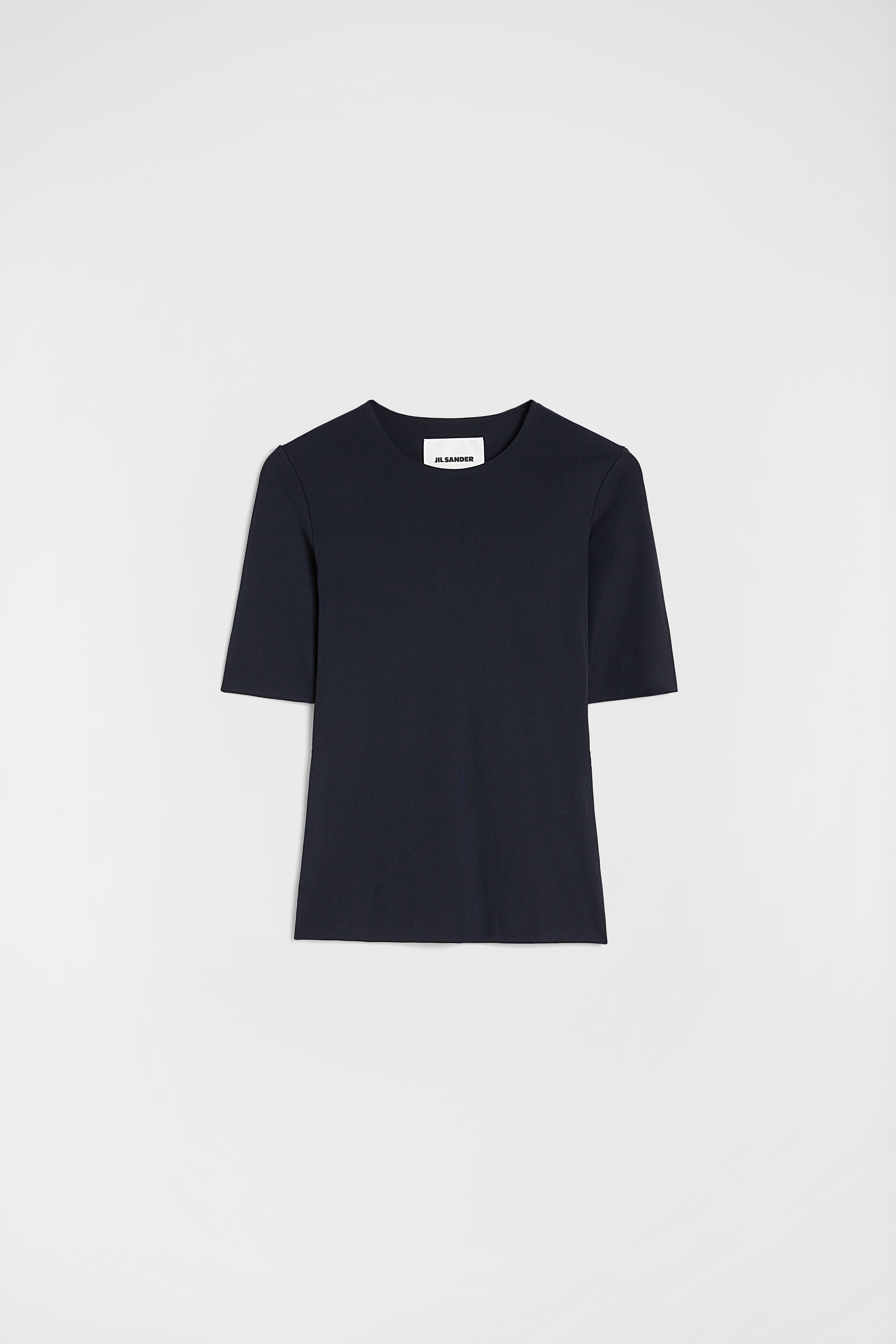 T-Shirt mit Rundhalsausschnitt aus fließender Viskose - Tops - Image 5