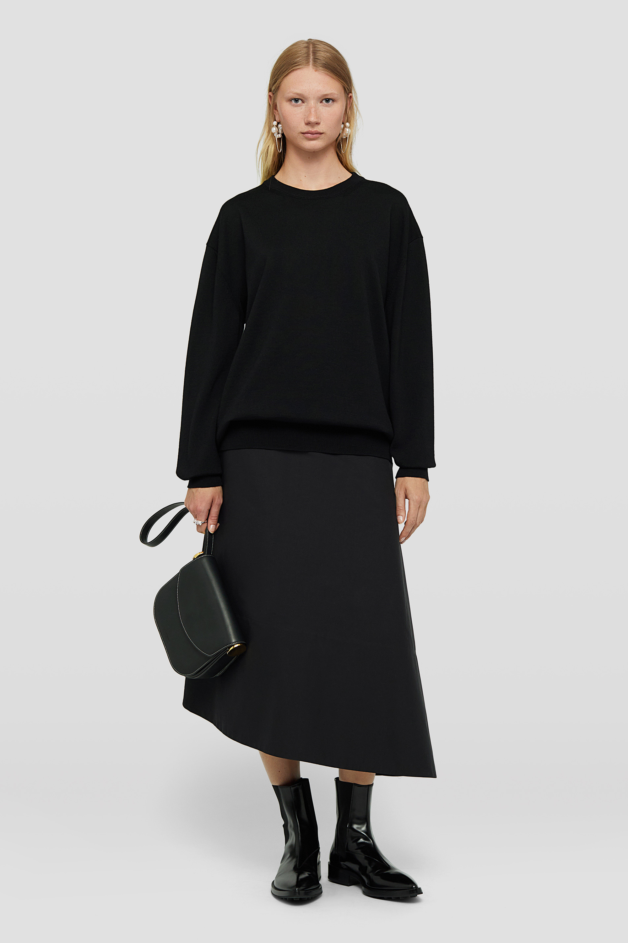 Lightweight Cotton Asymmetrical Skirt - Skirts - Image 1