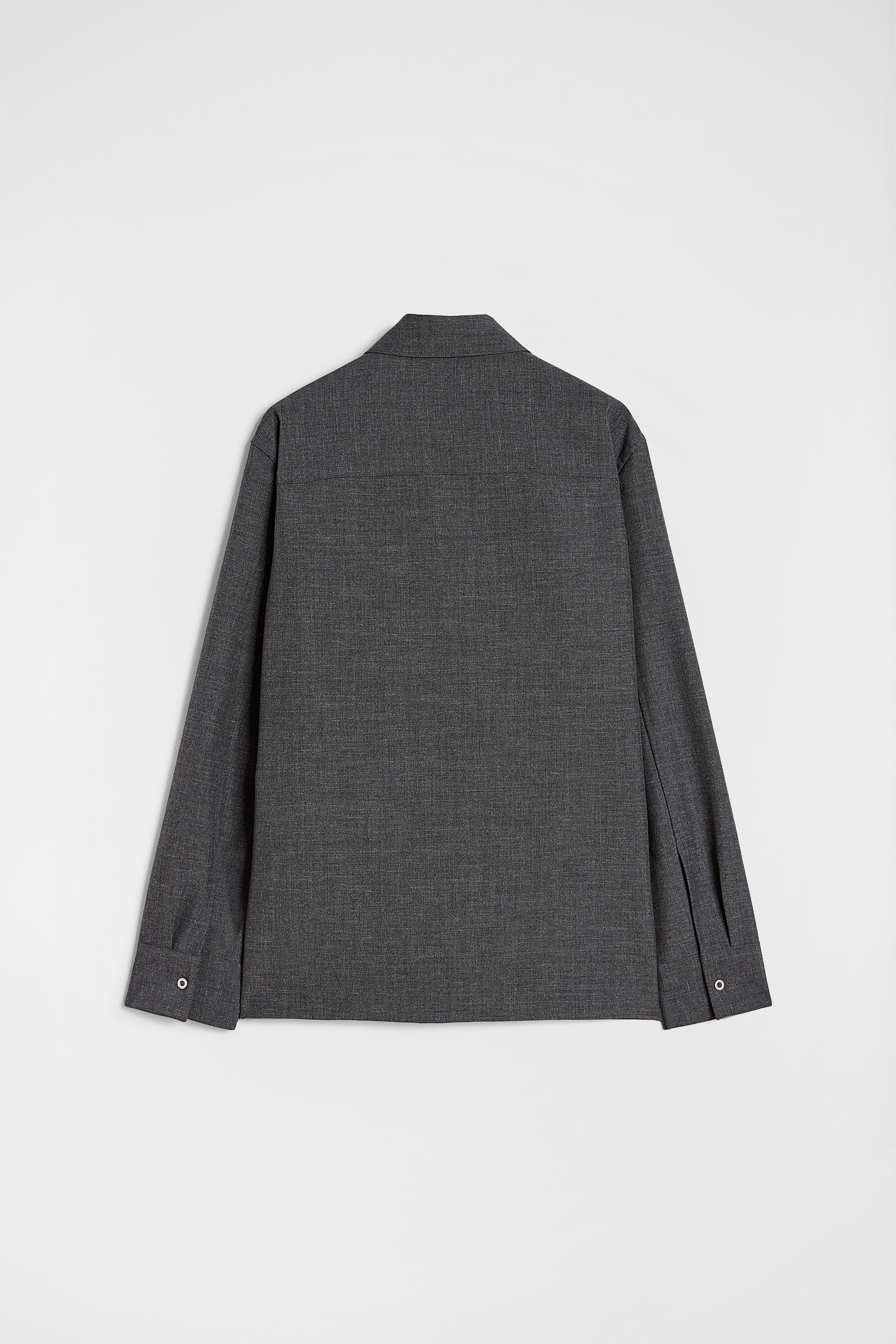 Melanged Wool Shirt - Shirts - Image 7