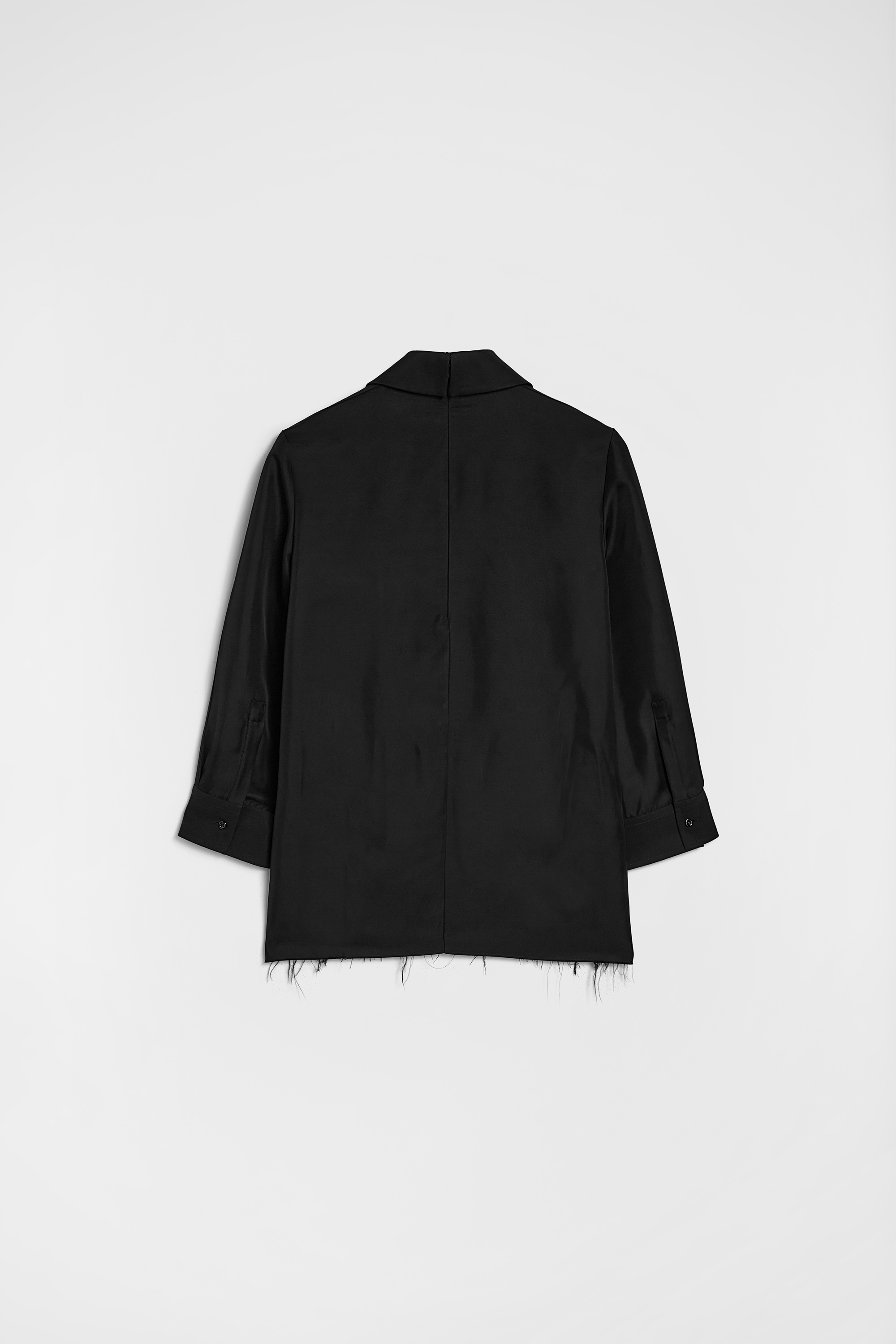 Wool Gabardine Shirt - Shirts - Image 8