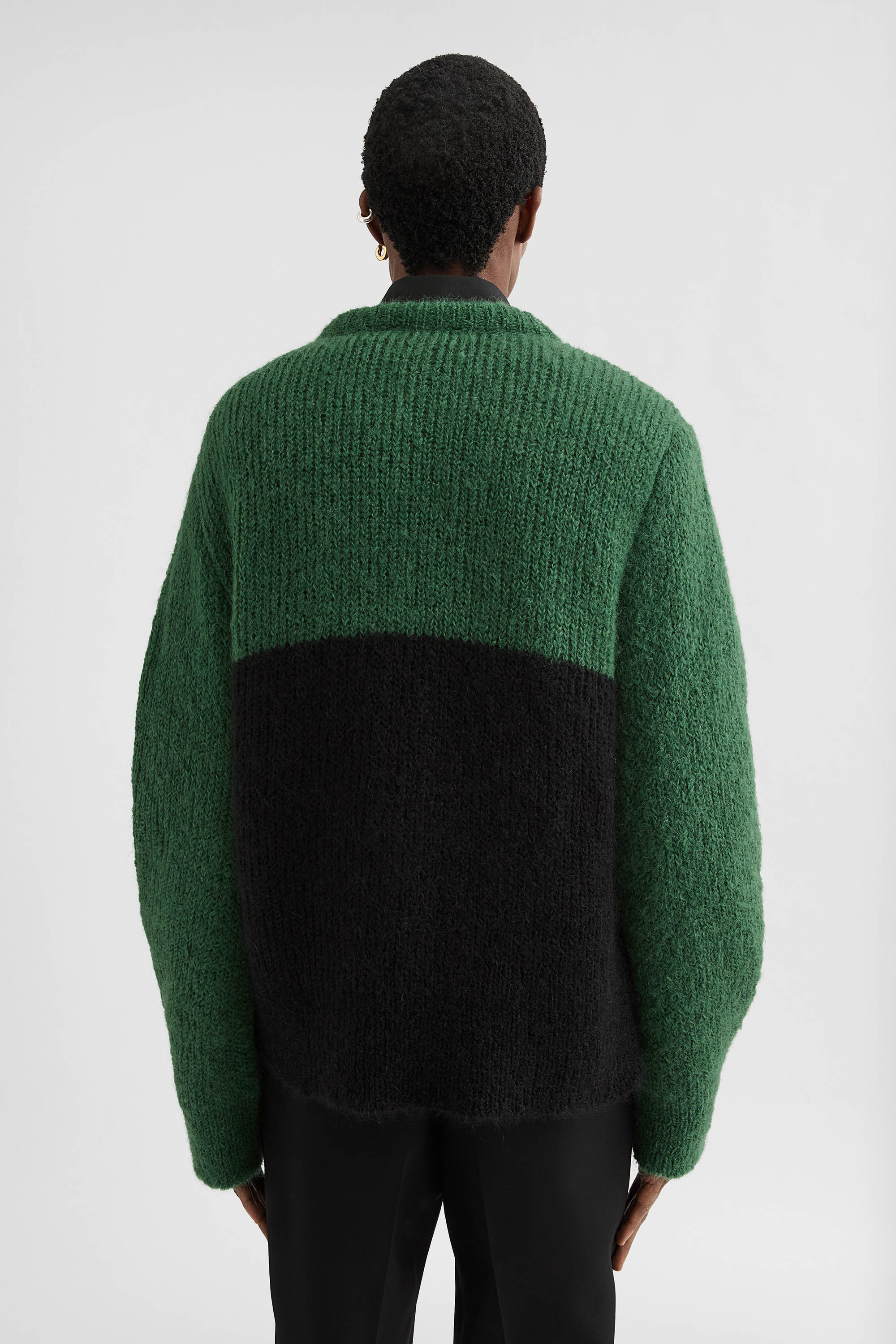 Wool Blend Crew-Neck Sweater - Sweaters - Image 4