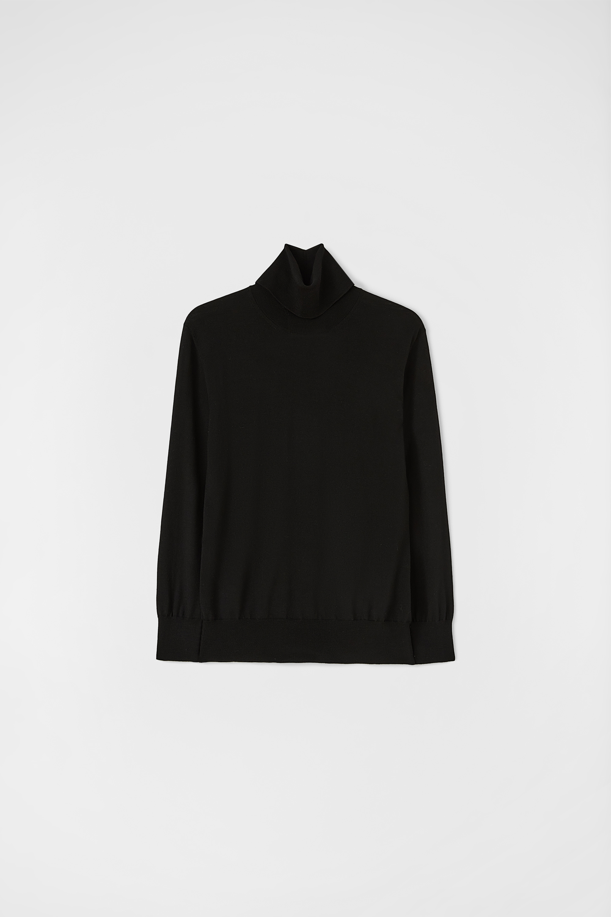 Lightweight Wool High-Neck Sweater - Sweaters - Image 5