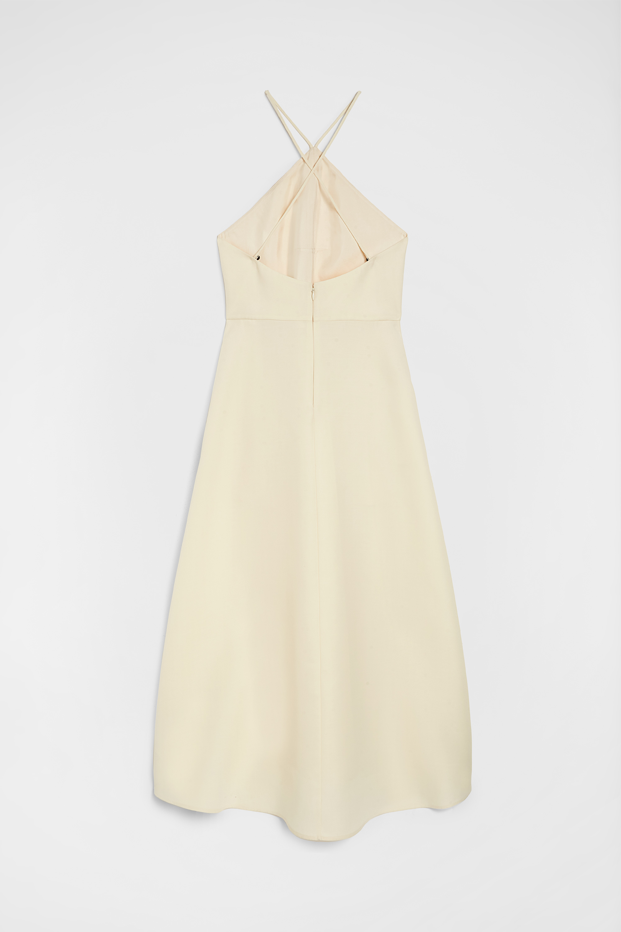 Neckholder-Kleid aus leichter Wollmischung - Kleider - Image 7