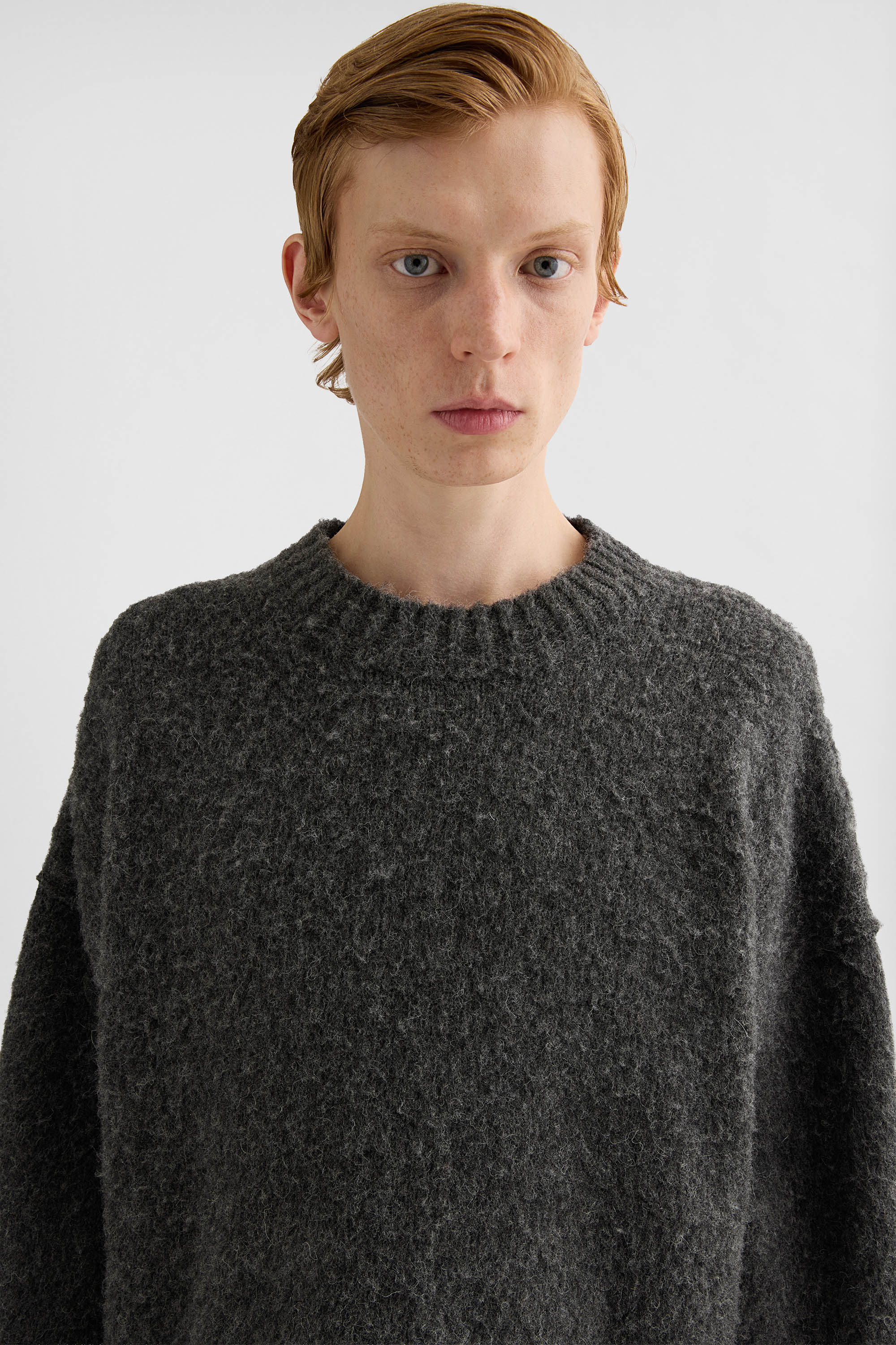 Wool Crew-Neck Sweater - Sweaters - Image 3