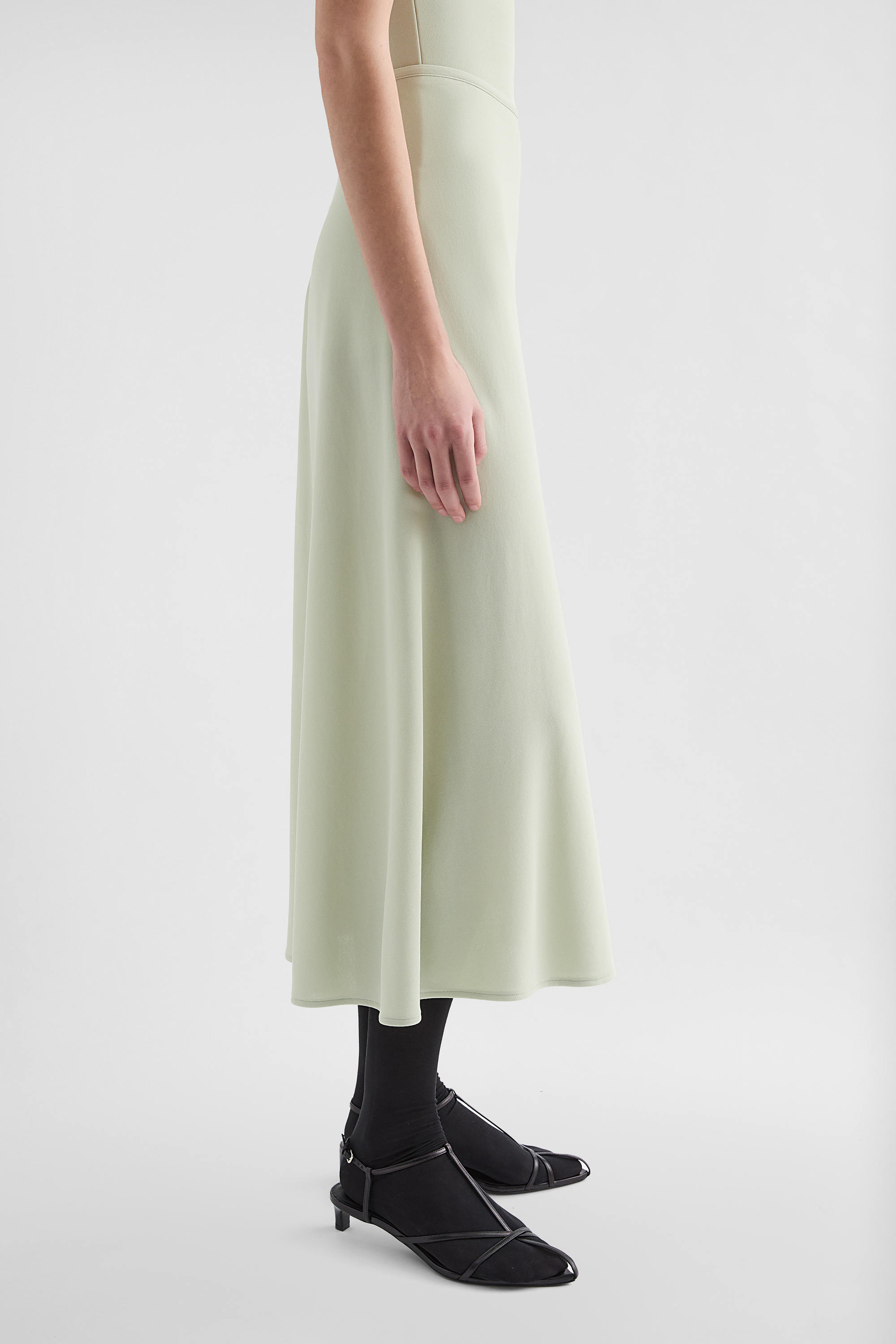 Fluid Viscose Skirt - Skirts - Image 3