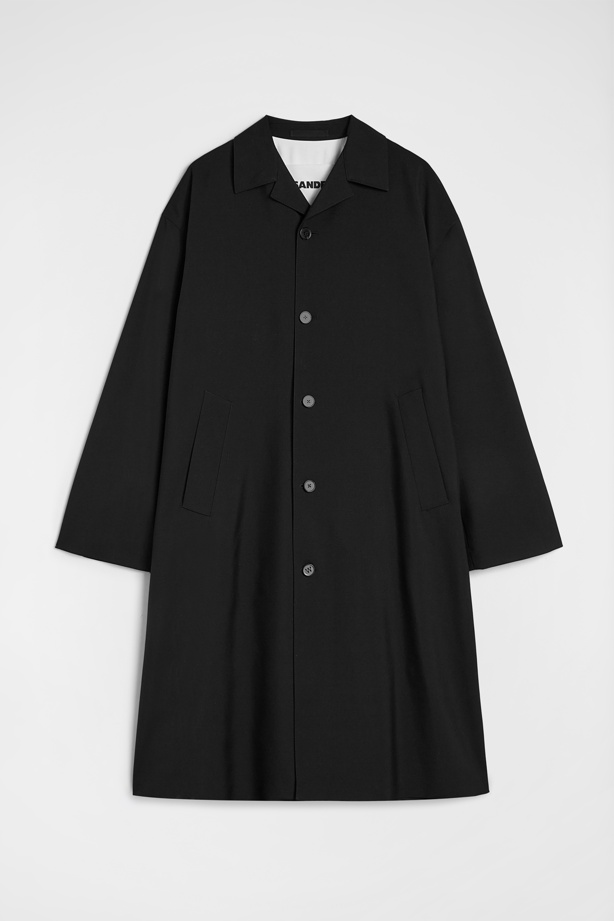 Lightweight Wool Gabardine Coat - Coats - Image 5