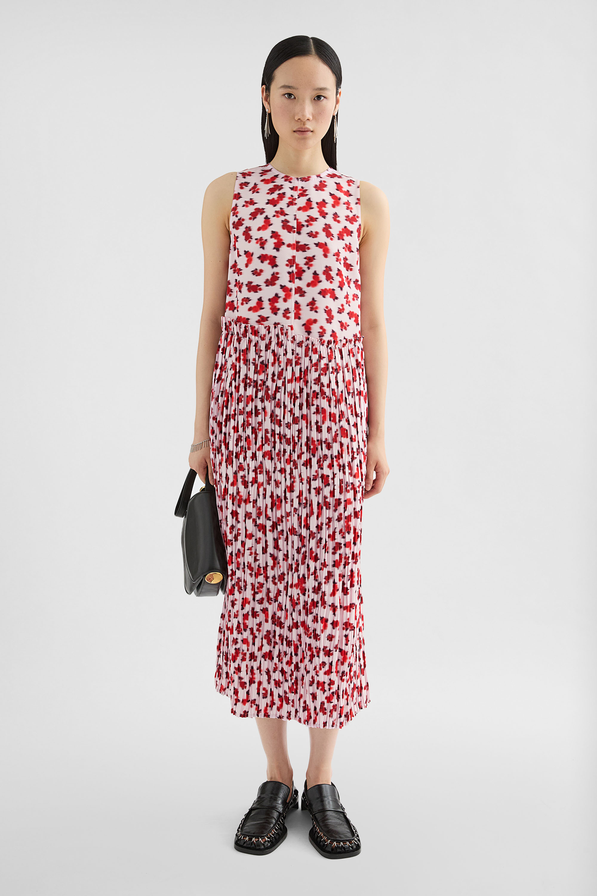 Fluid Viscose Printed Dress - Dresses - Image 1
