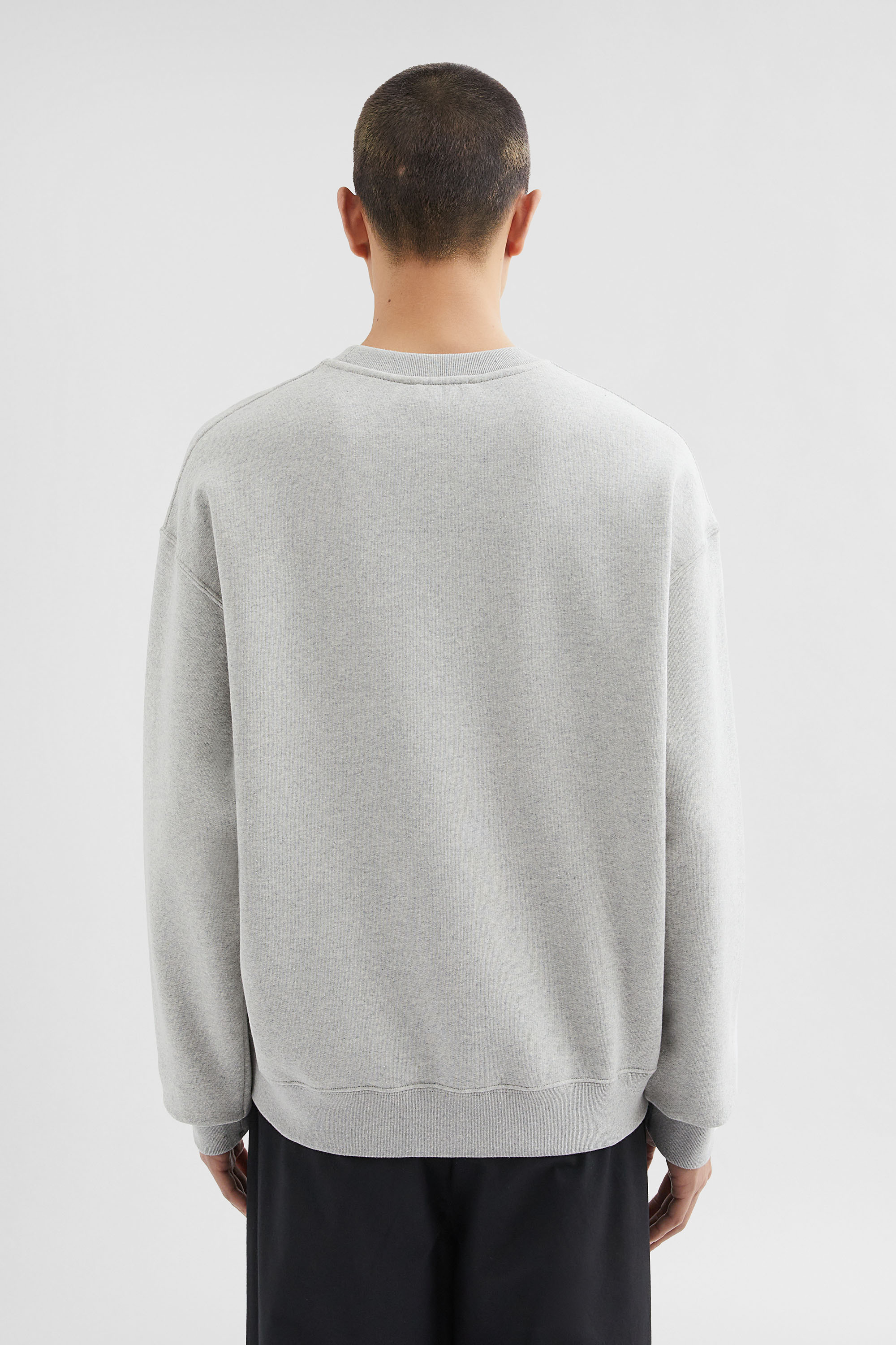 Cotton Terry Crew-Neck Sweatshirt - Sweatshirts - Image 4