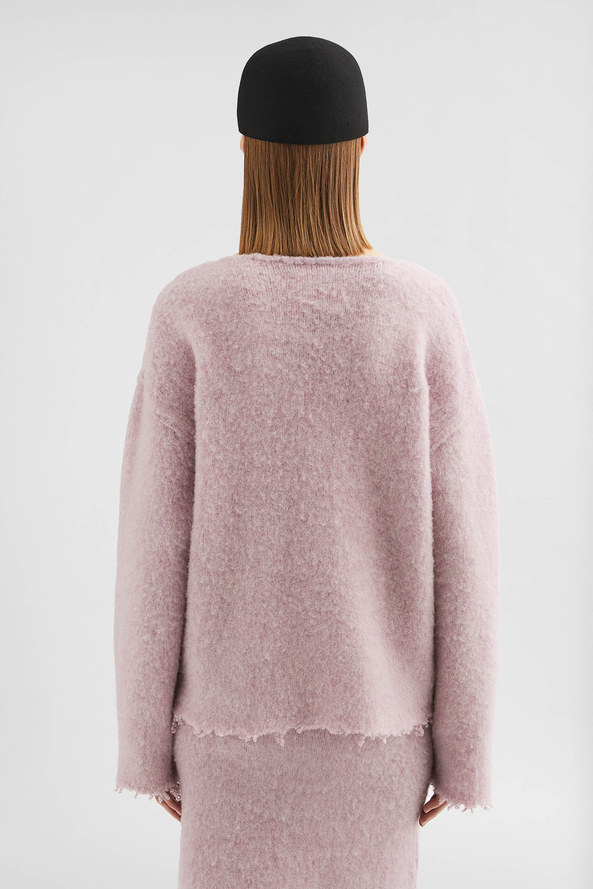 Wool Blend Boat-Neck Sweater - Sweaters - Image 4