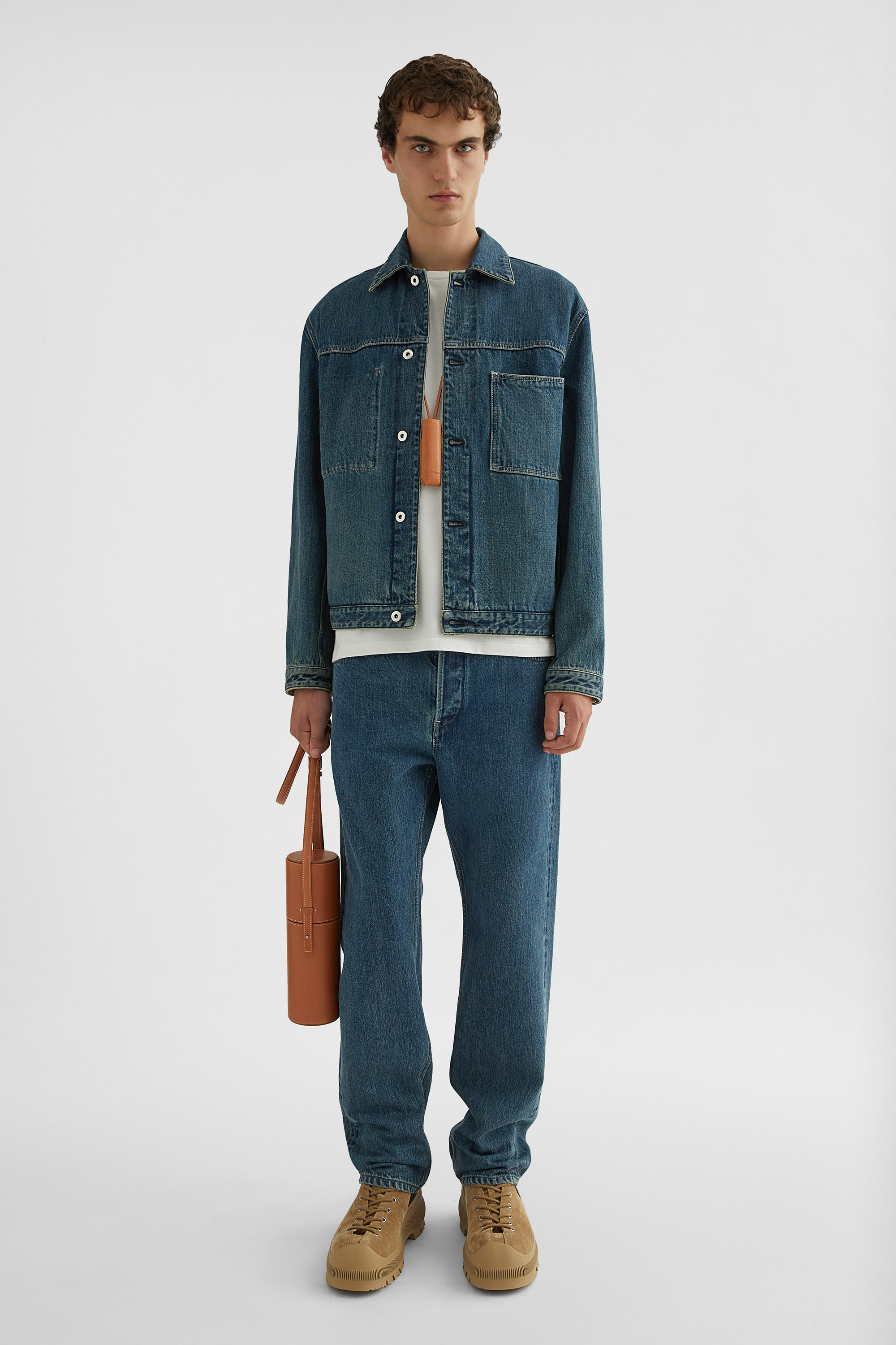 Regular Denim Trousers - Trousers - Image 1
