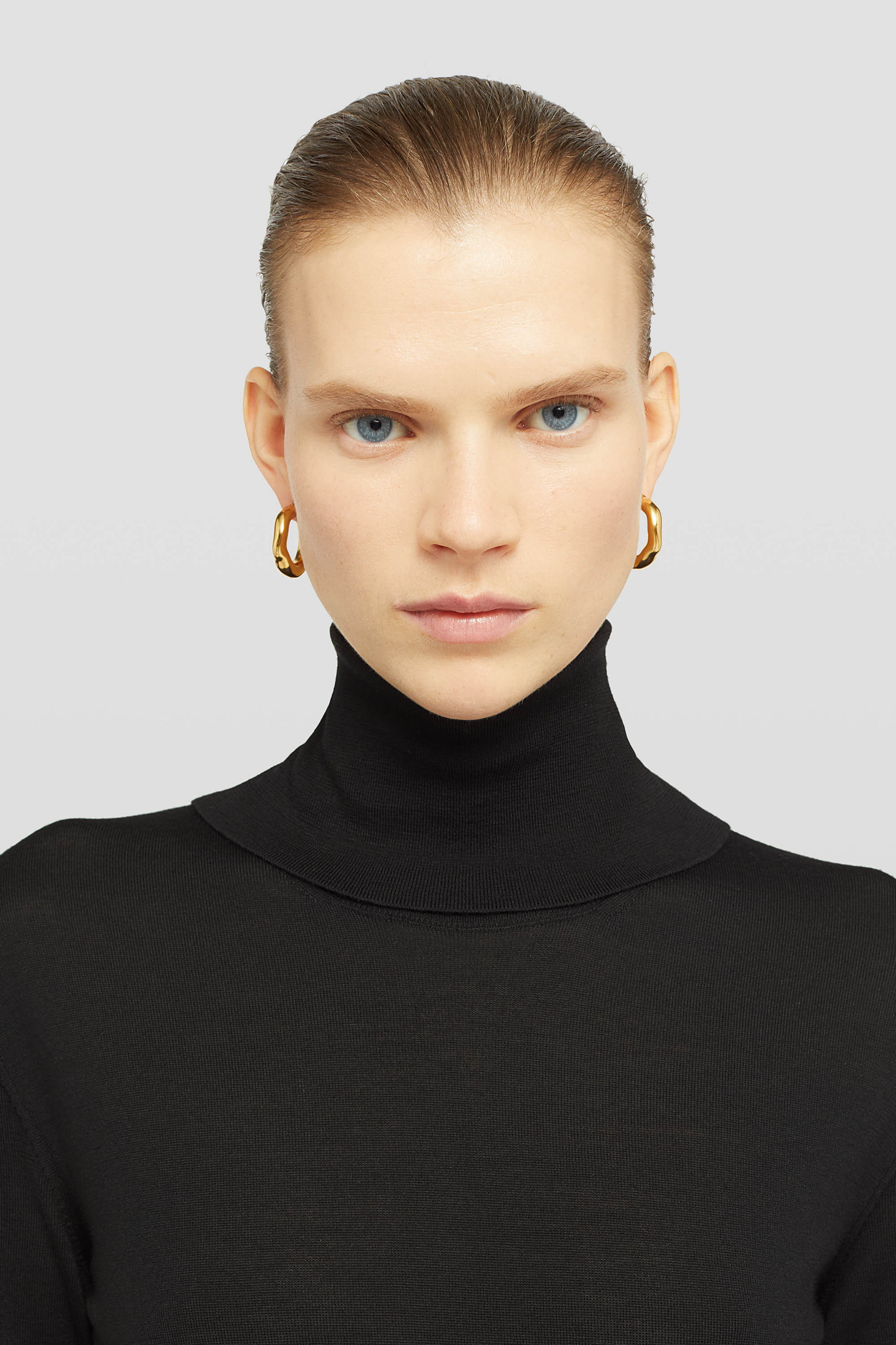 Lightweight Wool High-Neck Sweater - Sweaters - Image 4