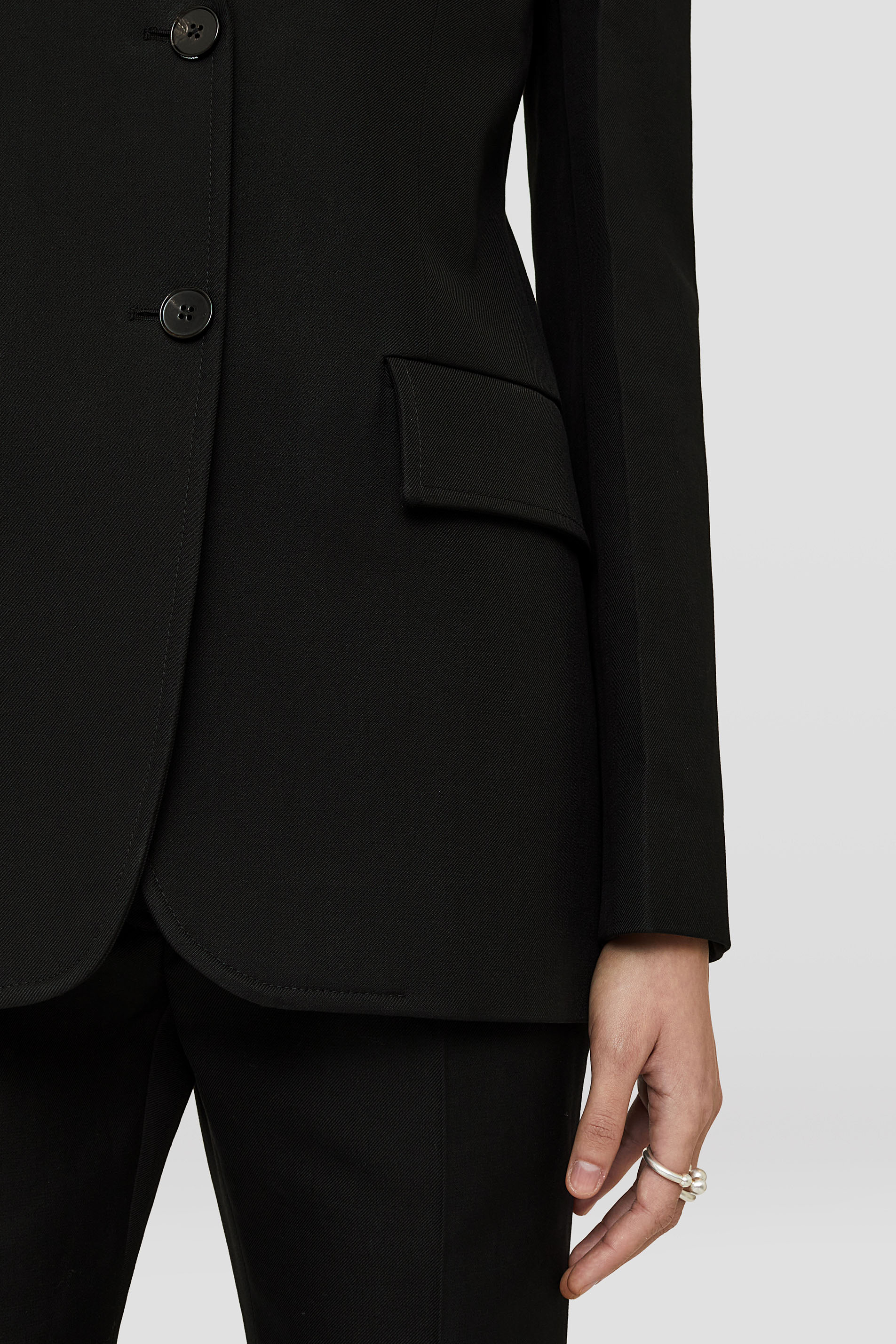 Cotton Tailored Jacket - Jackets - Image 3