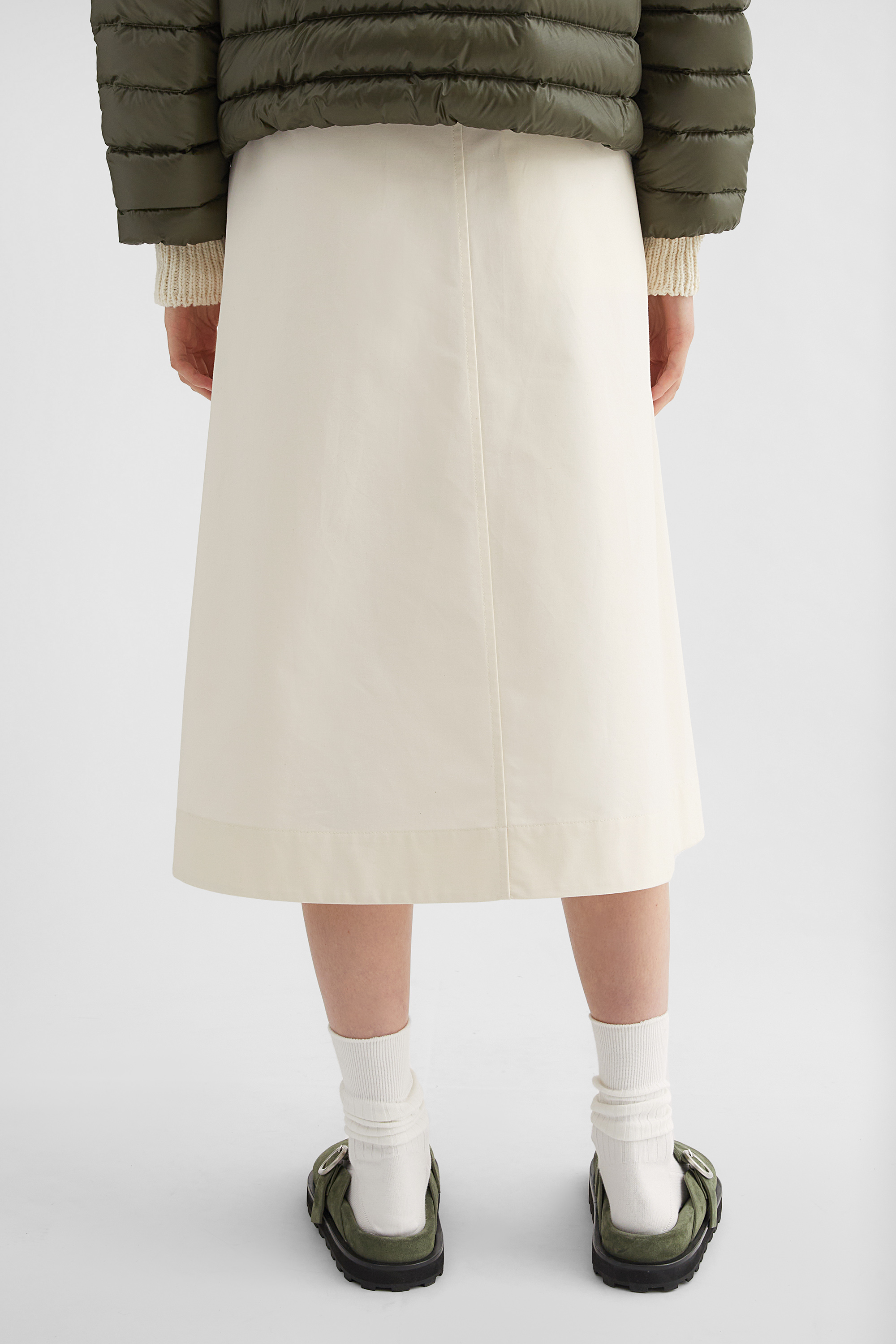 Cotton Wrap Skirt - Skirts - Image 4