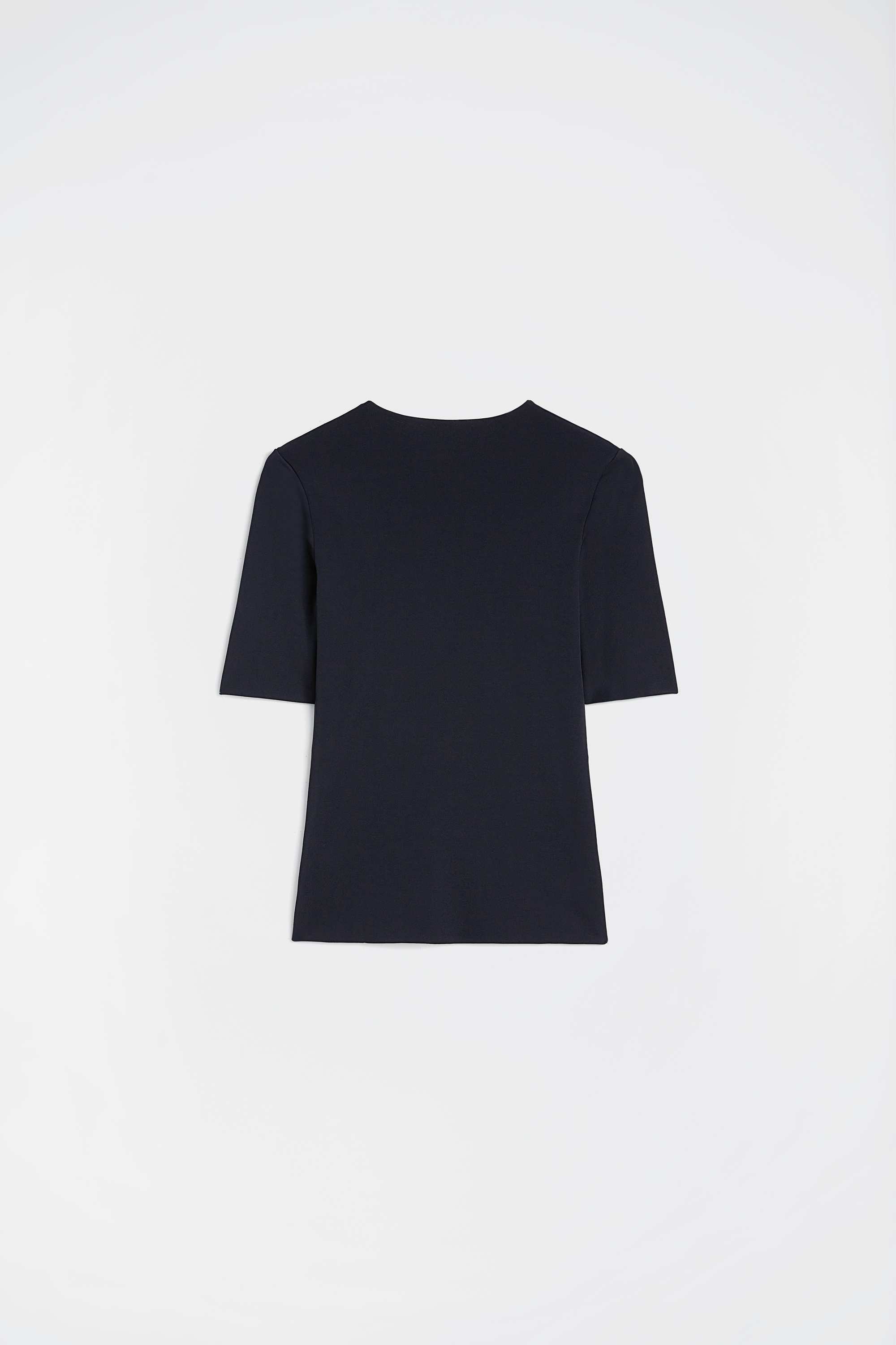 T-Shirt mit Rundhalsausschnitt aus fließender Viskose - Tops - Image 7