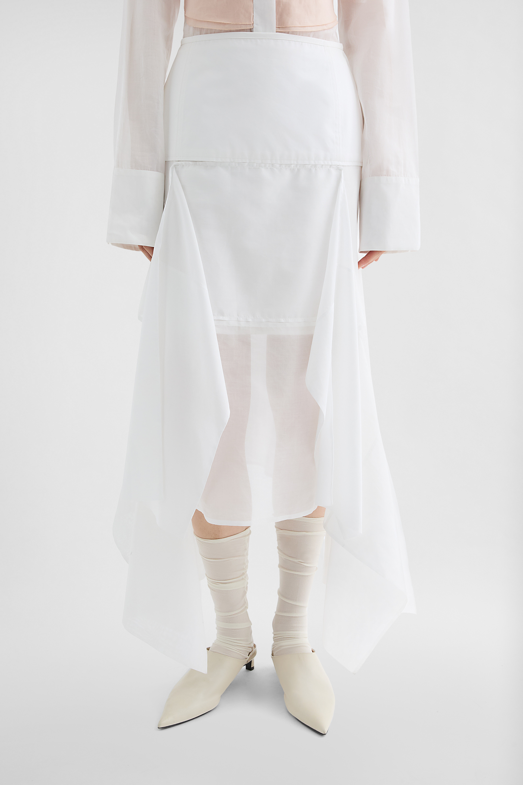 Cotton Muslin Panelled Skirt - Skirts - Image 2