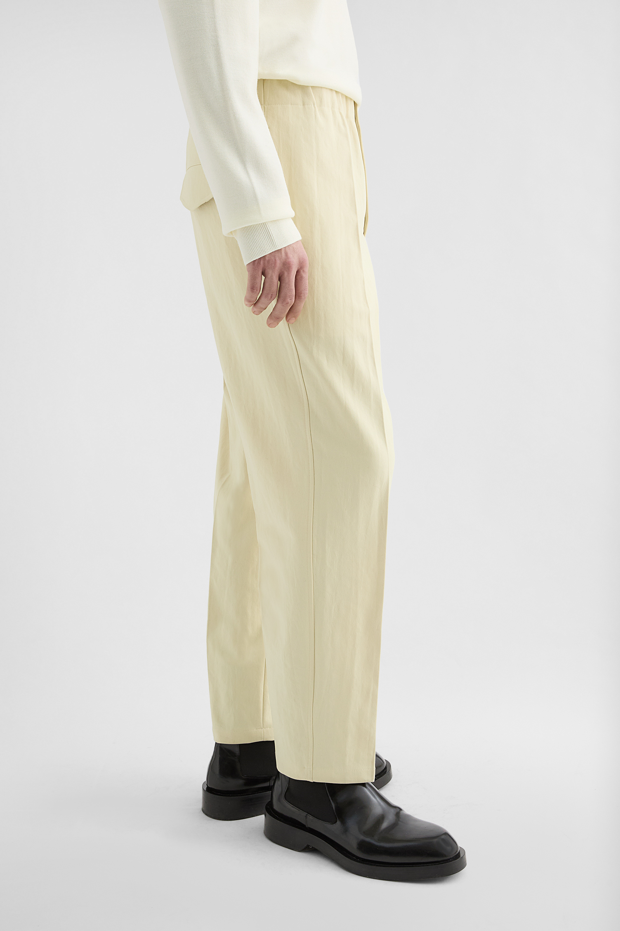 Technical  Serge Tapered Trousers - Trousers - Image 3