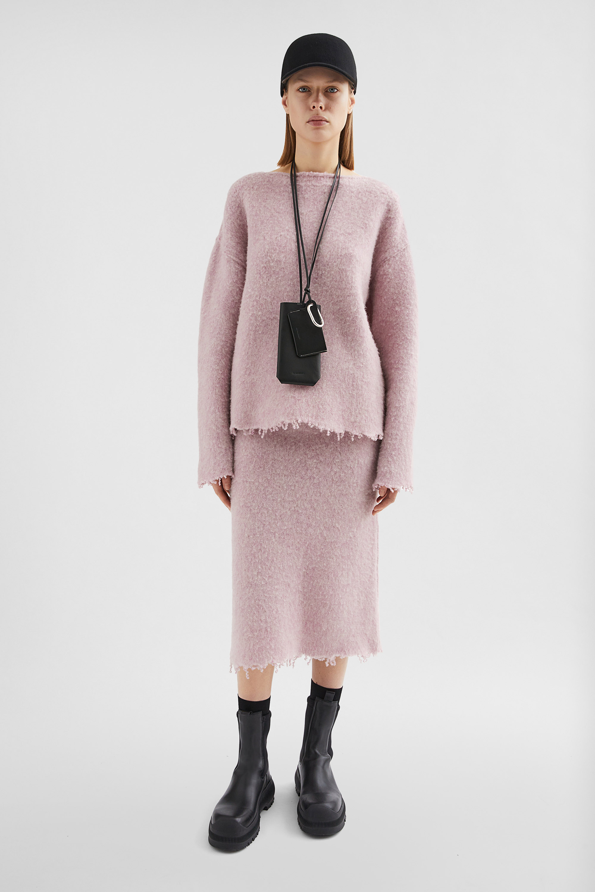 Wool Knit Skirt - Skirts - Image 1
