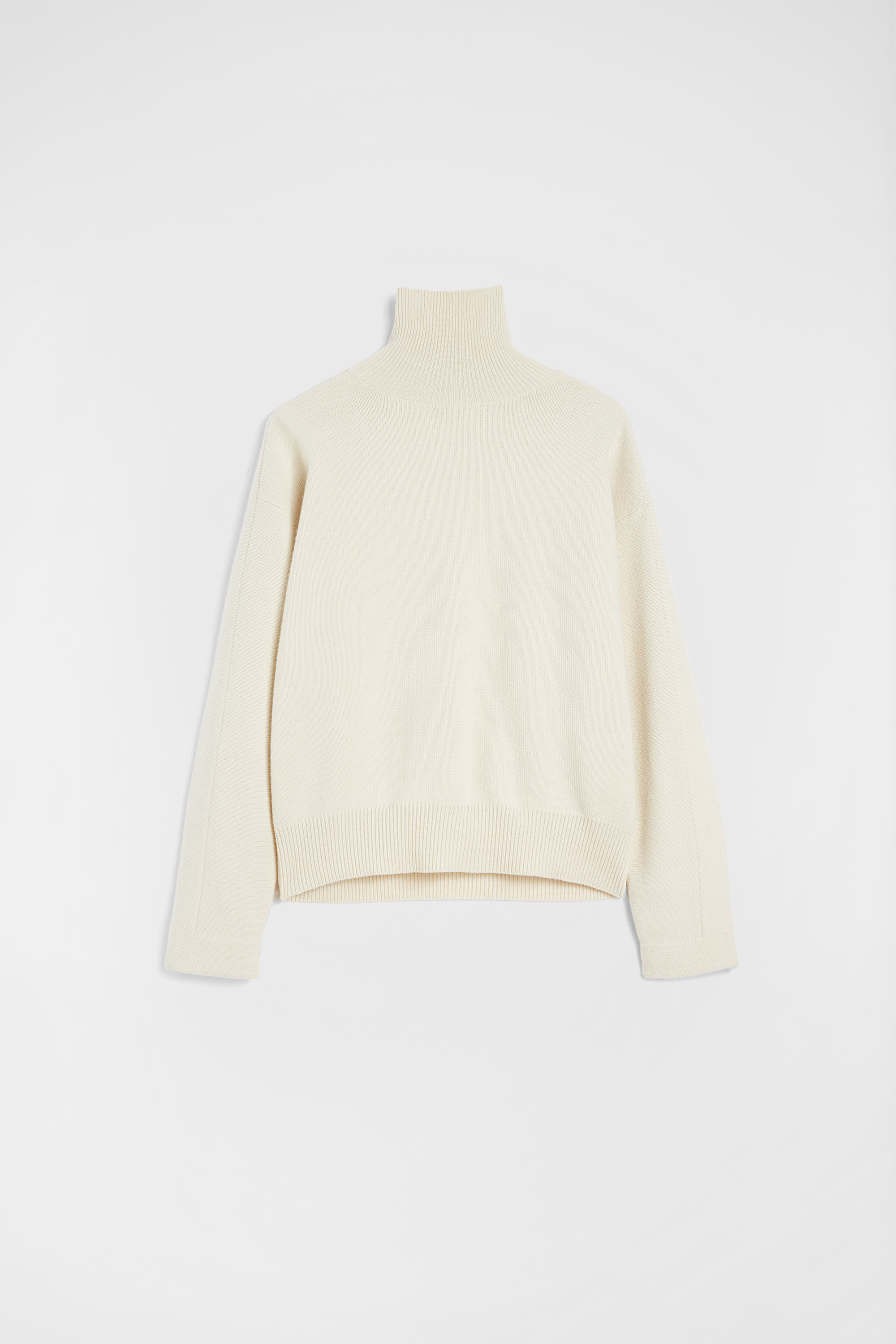 Wool Blend High-Neck Sweater - Sweaters - Image 5