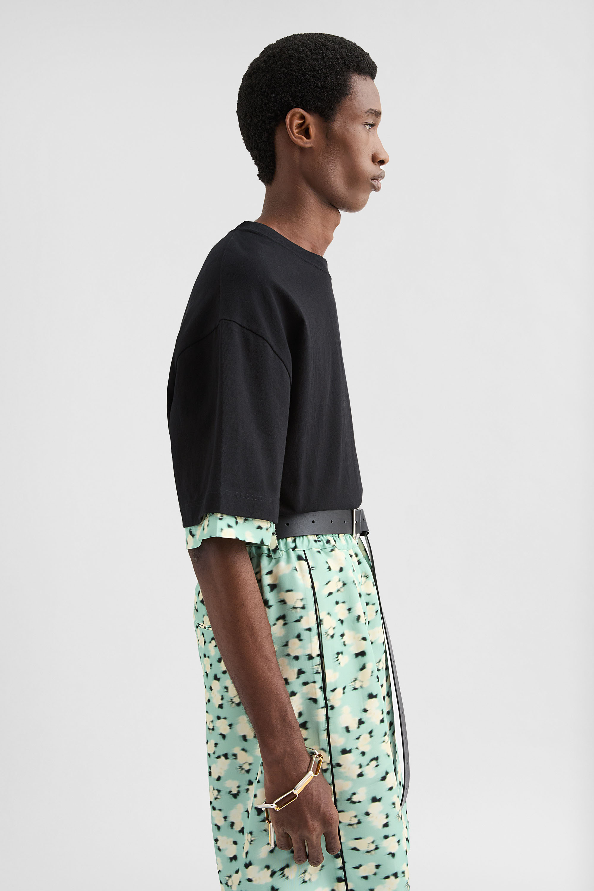 Cotton Crew-Neck T-Shirt - T-shirts - Image 2